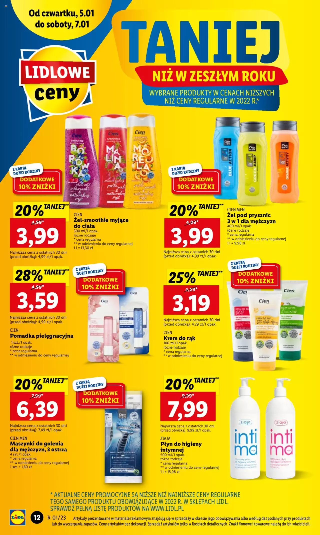 Lidl gazetka ważna od 05.01.2023 do 07.01.2023 strona 12