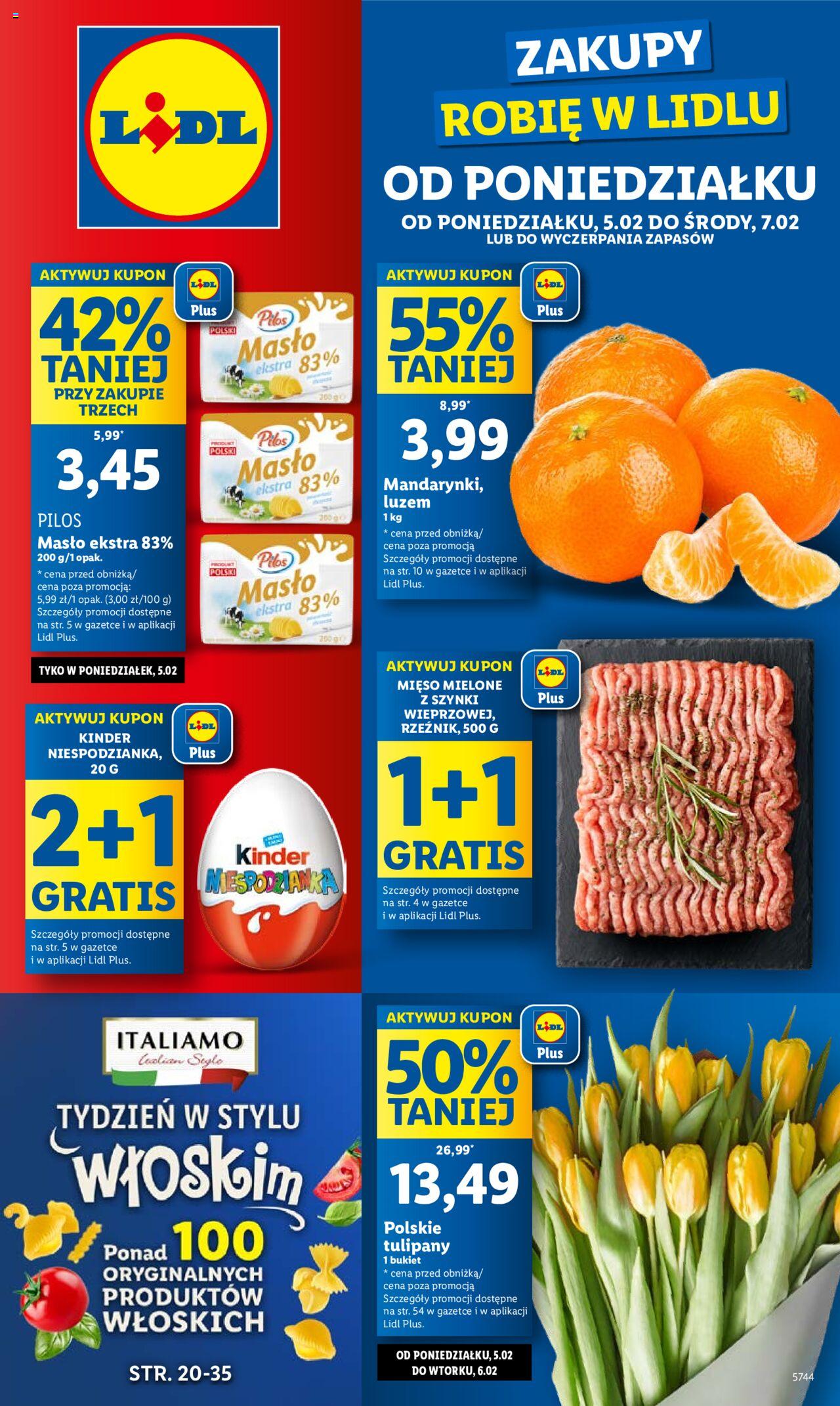 LIDL gazetka ważna od 05.02.2024 do 07.02.2024 strona 1