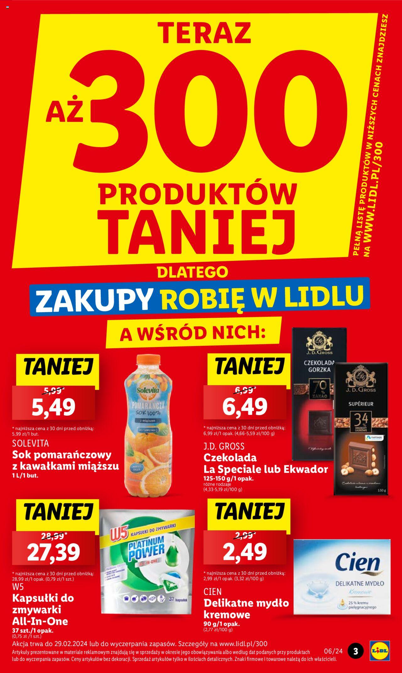 LIDL gazetka ważna od 05.02.2024 do 07.02.2024 strona 3