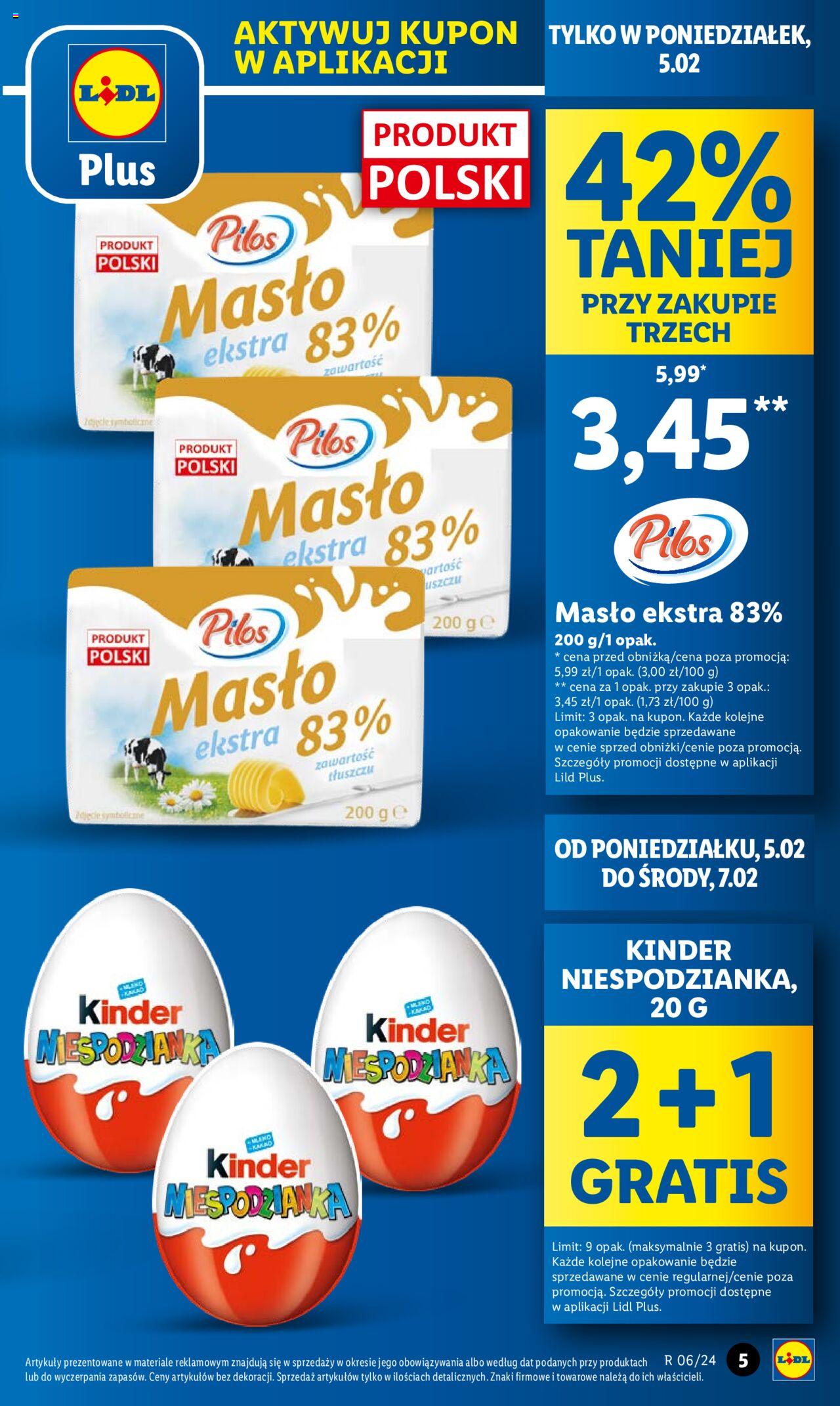 LIDL gazetka ważna od 05.02.2024 do 07.02.2024 strona 5