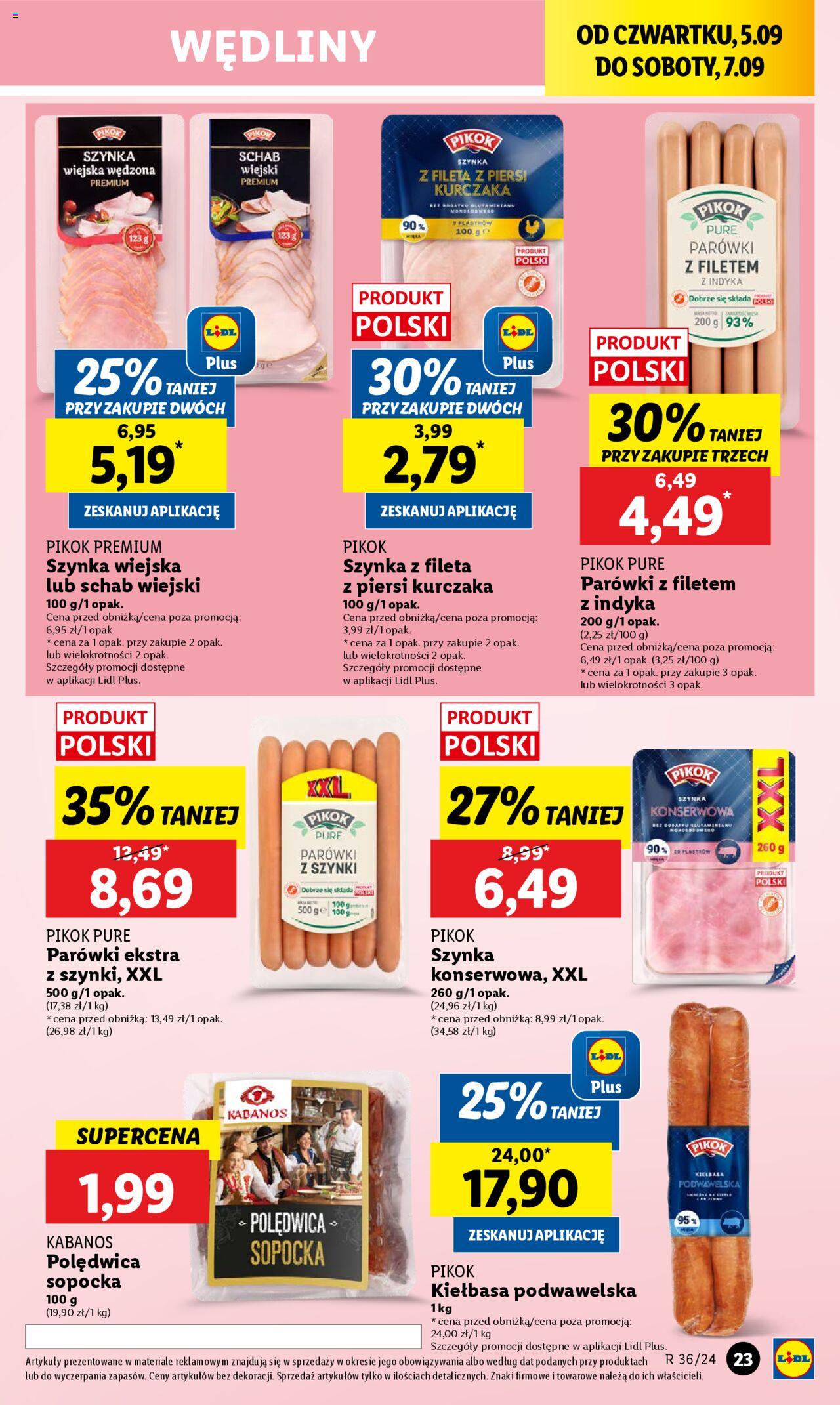 LIDL gazetka ważna od 05.09.2024 do 07.09.2024 strona 29