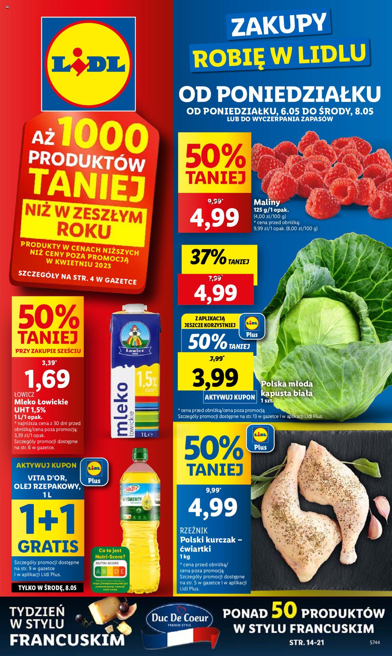 LIDL gazetka ważna od 06.05.2024 do 08.05.2024 strona 1