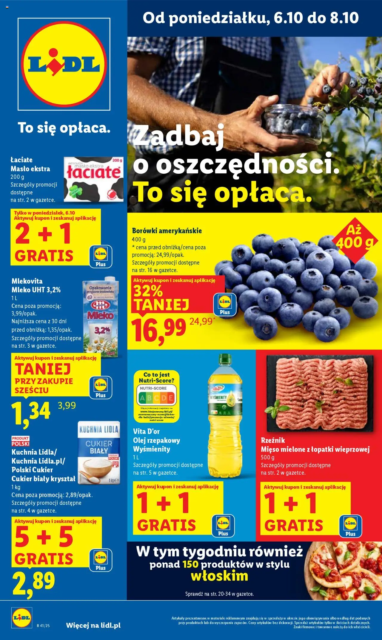 LIDL gazetka ważna  od 06.10.2025 do 08.10.2025 strona 1