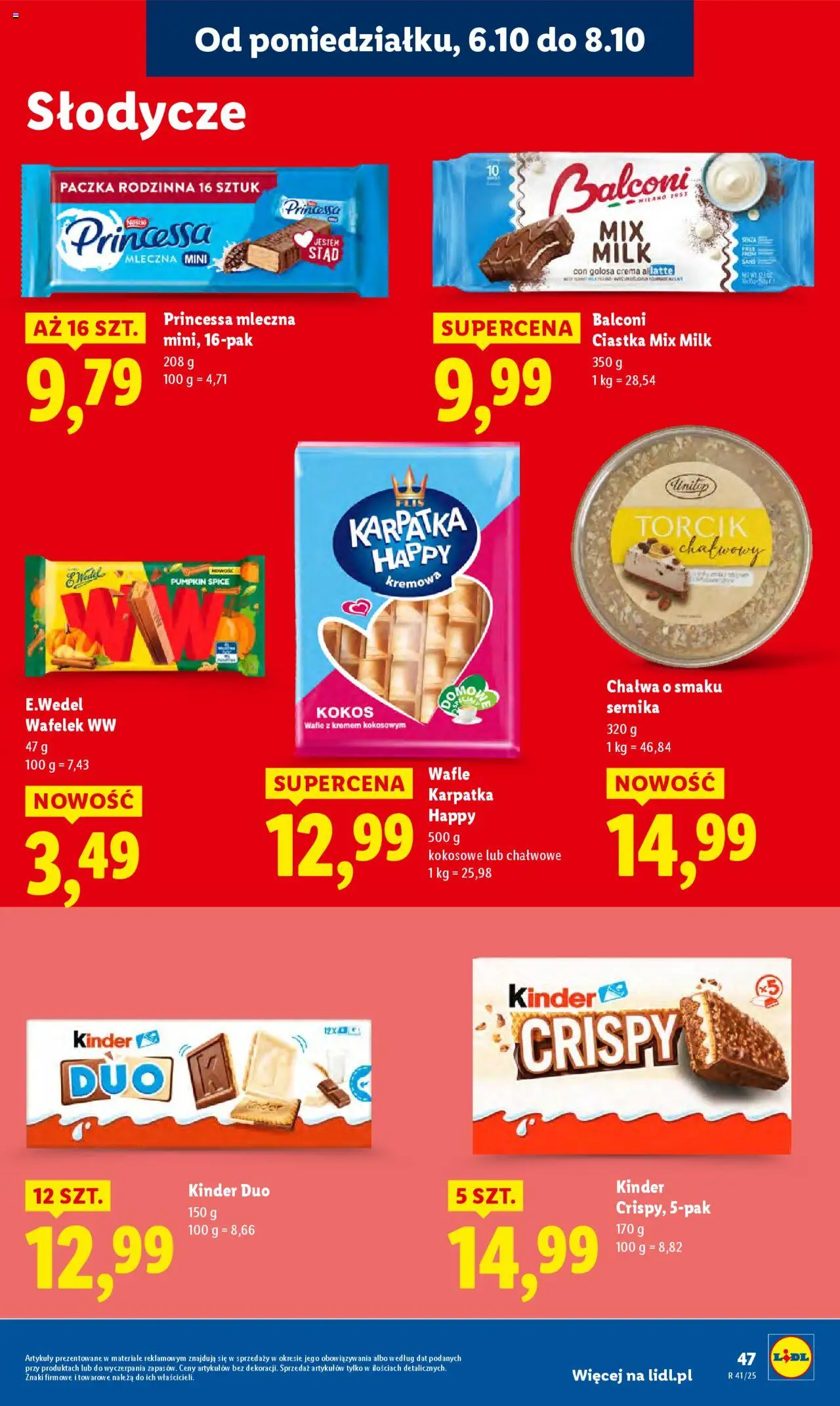 LIDL gazetka ważna  od 06.10.2025 do 08.10.2025 strona 47