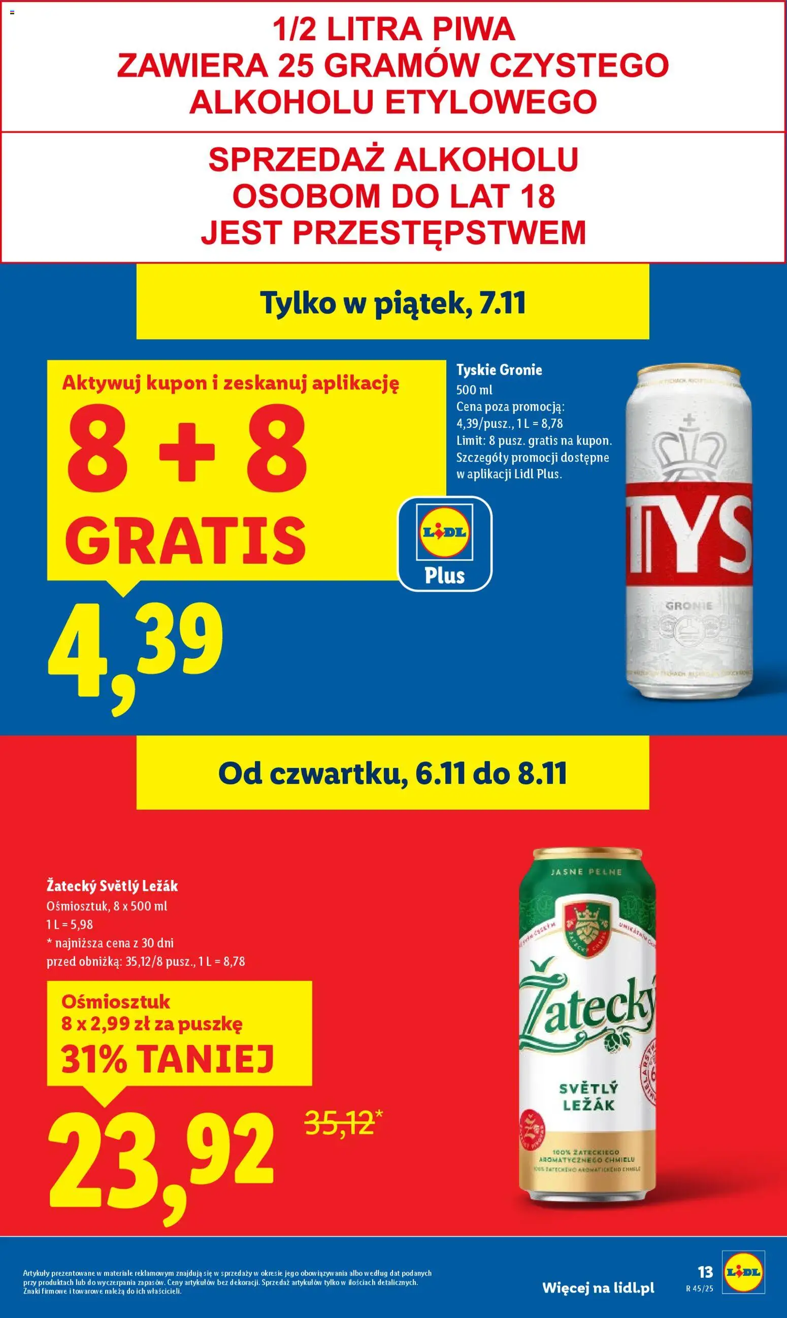 LIDL gazetka ważna od 06.11.2025 do 08.11.2025 strona 13