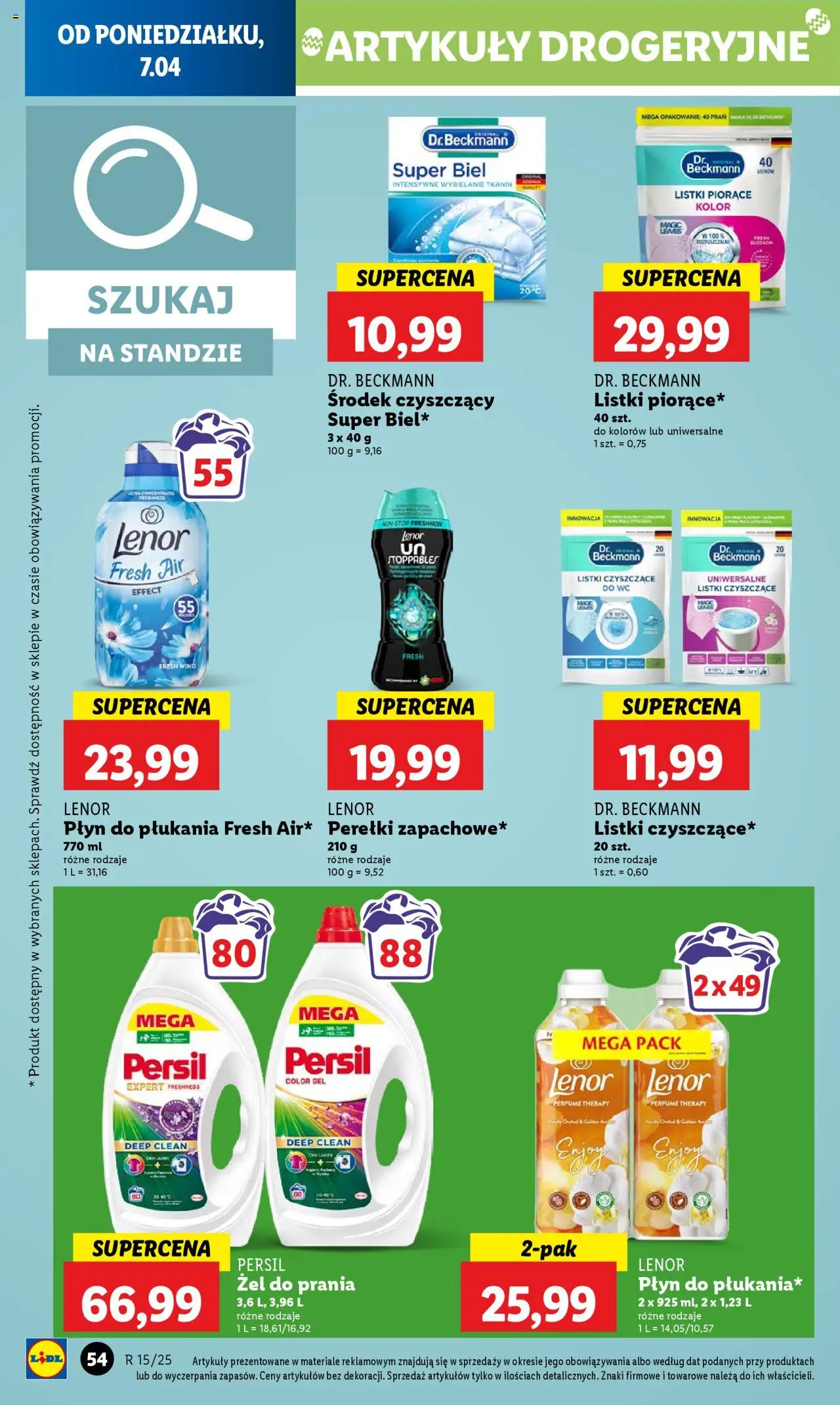 LIDL gazetka ważna od 07.04.2025 do 09.04.2025 strona 54