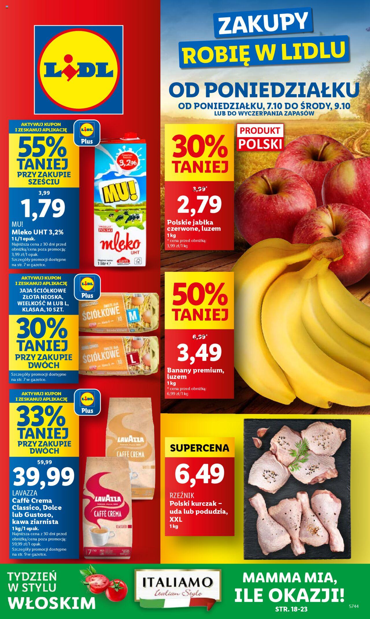LIDL gazetka ważna od 07.10.2024 do 09.10.2024 strona 1