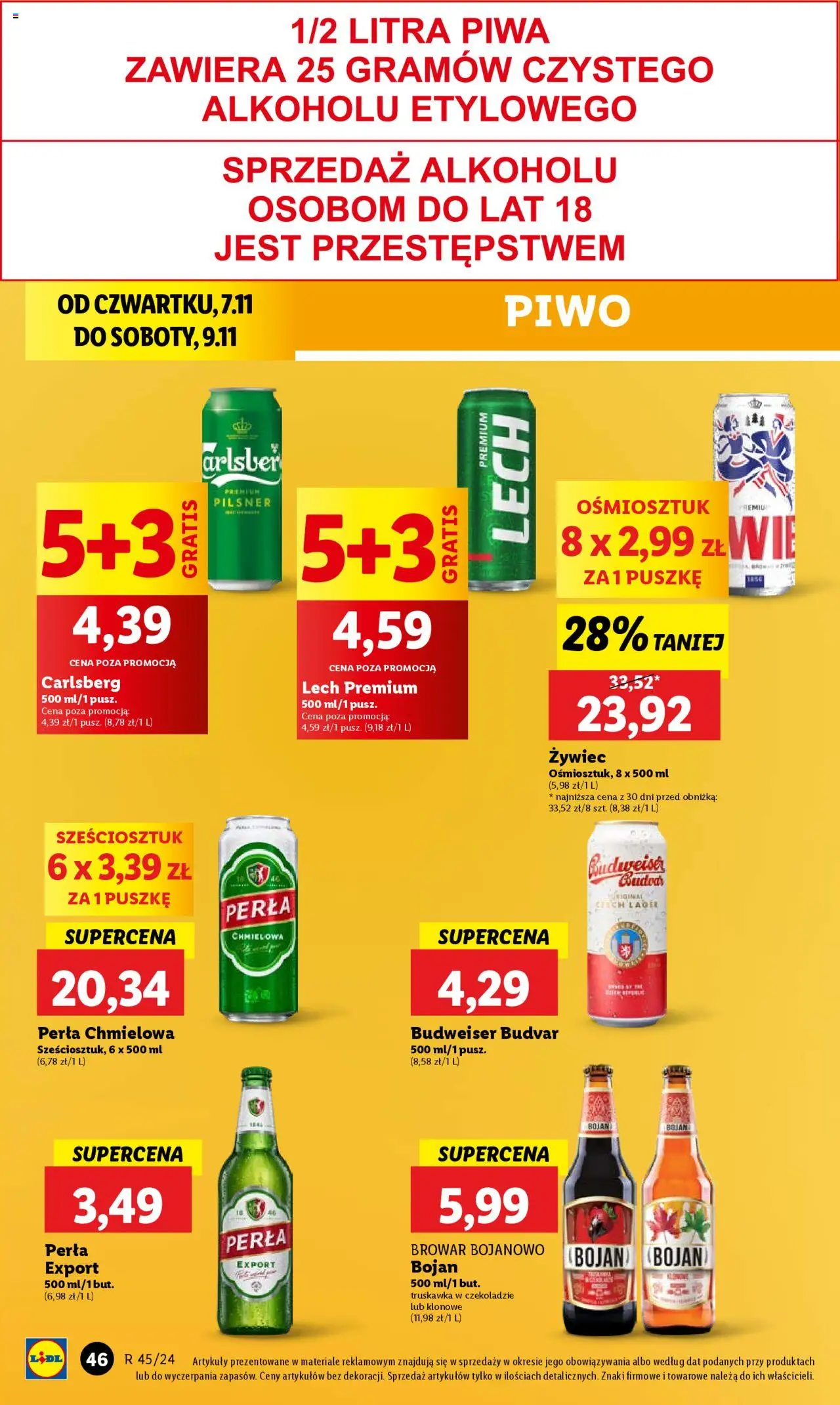 LIDL gazetka ważna od 07.11.2024 do 09.11.2024 strona 47