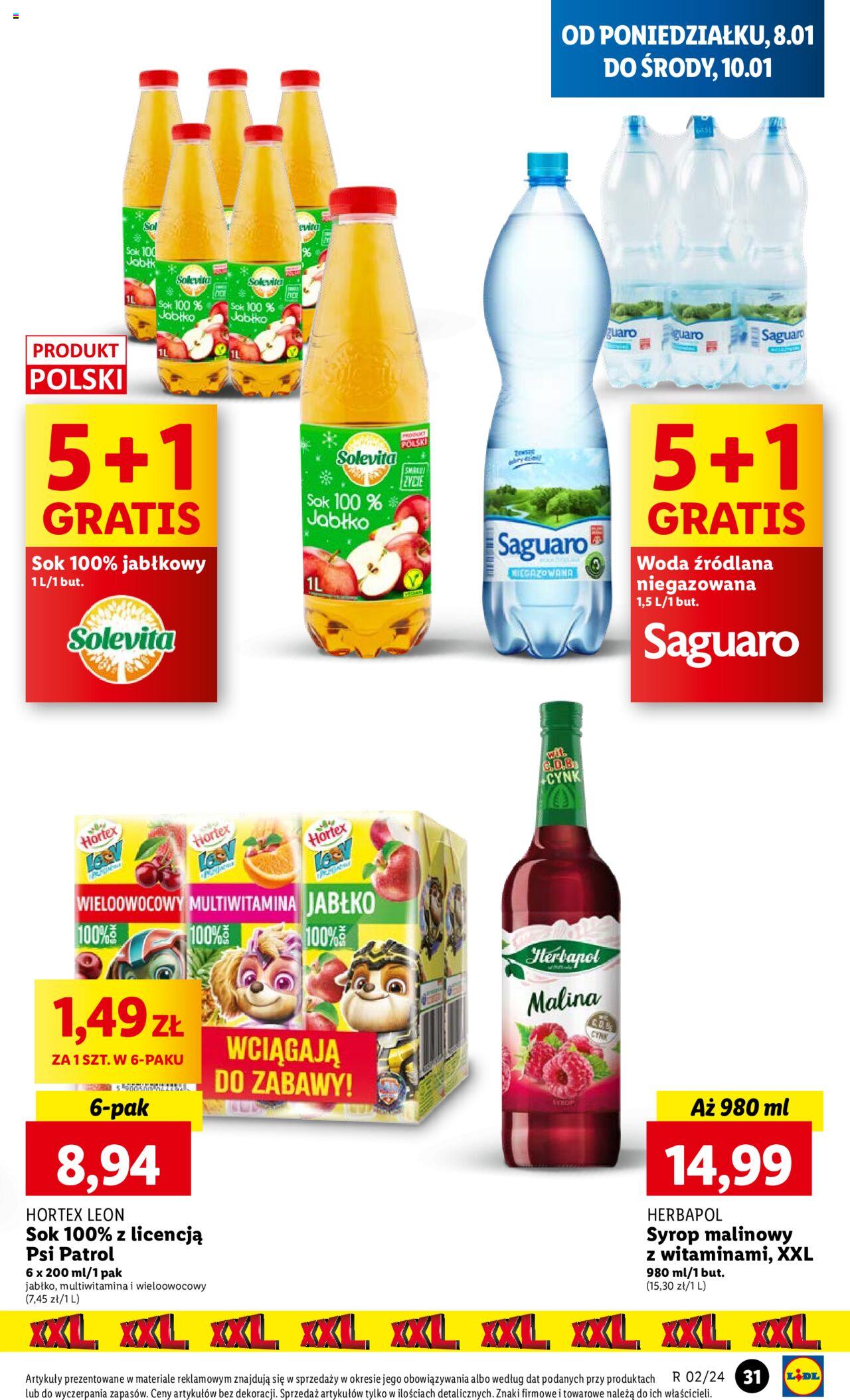 LIDL gazetka ważna od 08.01.2024 do 10.01.2024 strona 33