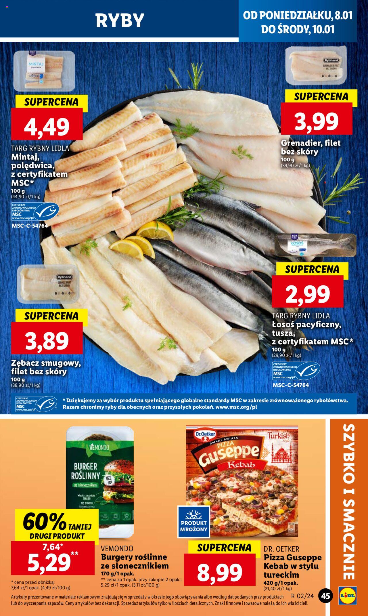 LIDL gazetka ważna od 08.01.2024 do 10.01.2024 strona 47