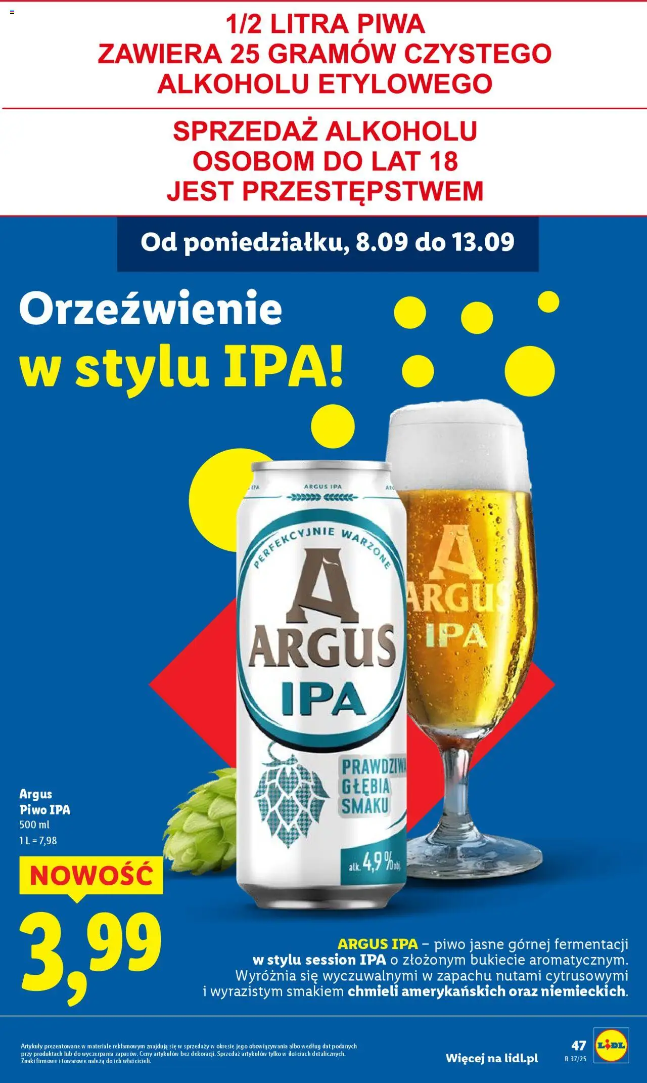 LIDL gazetka ważna od 08.09.2025 do 10.09.2025 strona 50