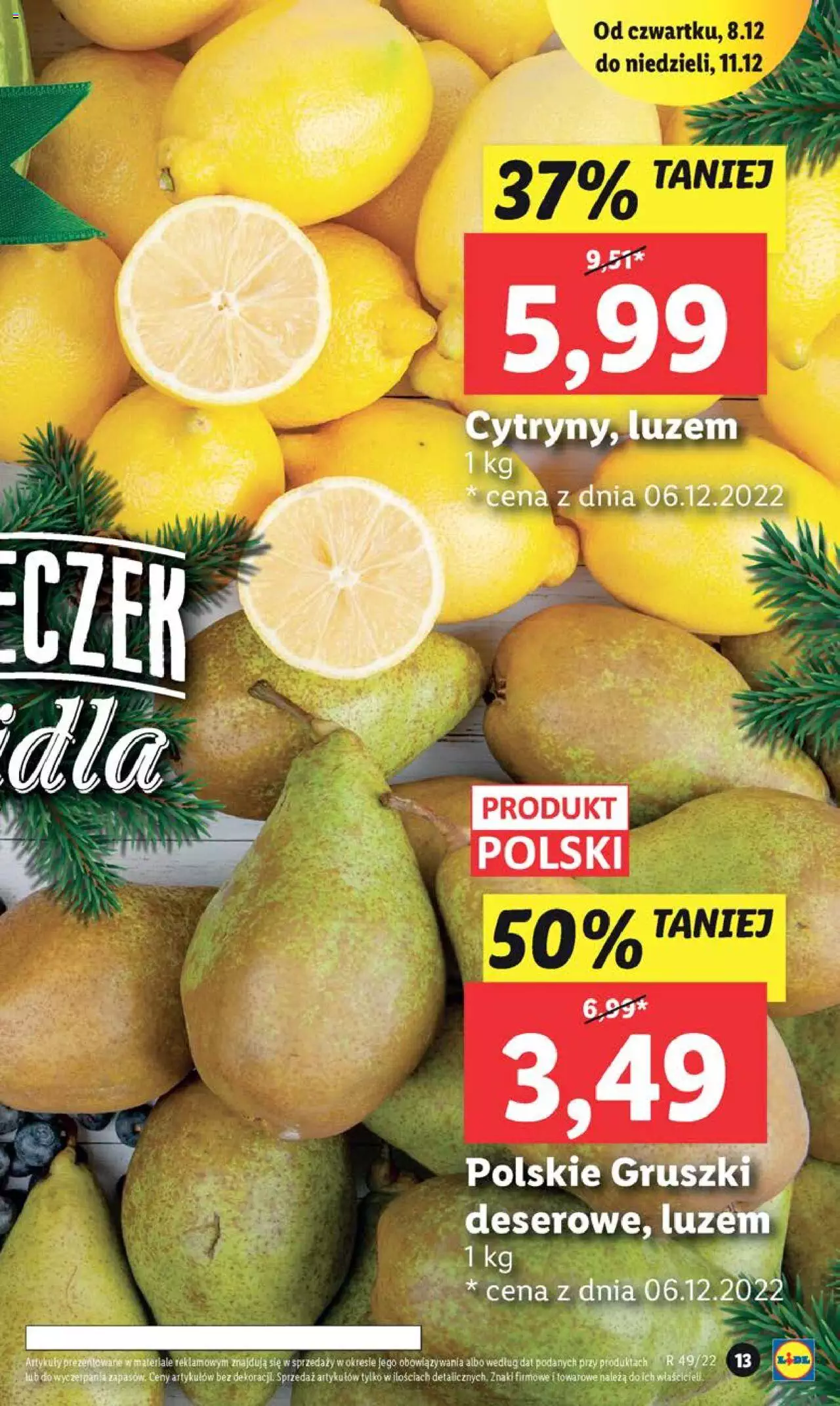 Lidl gazetka ważna od 08.12.2022 do 11.12.2022 strona 13