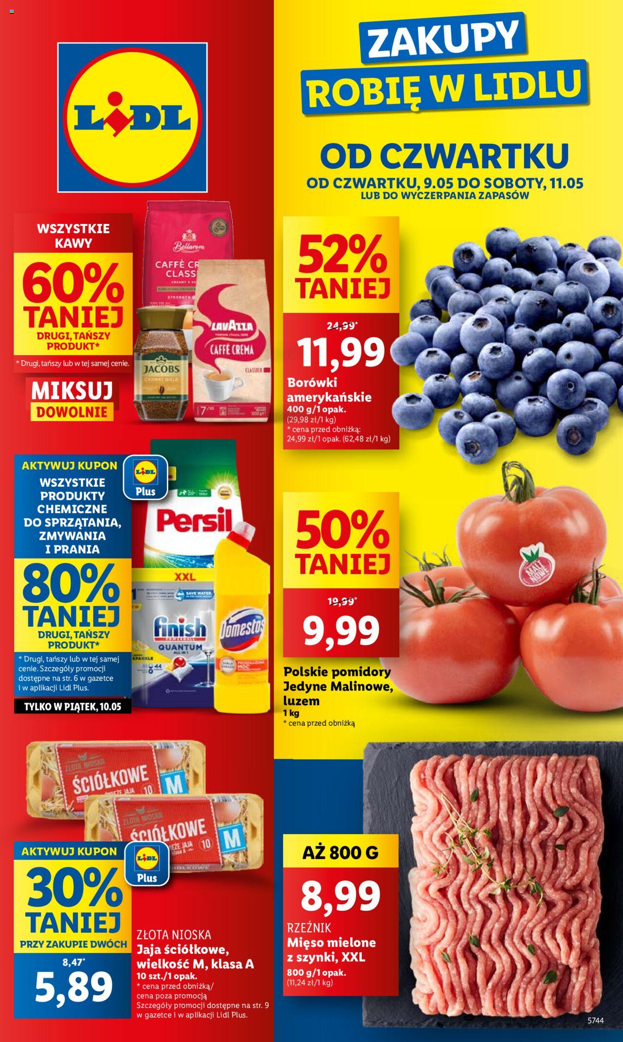 LIDL gazetka ważna od 09.05.2024 do 11.05.2024 strona 1