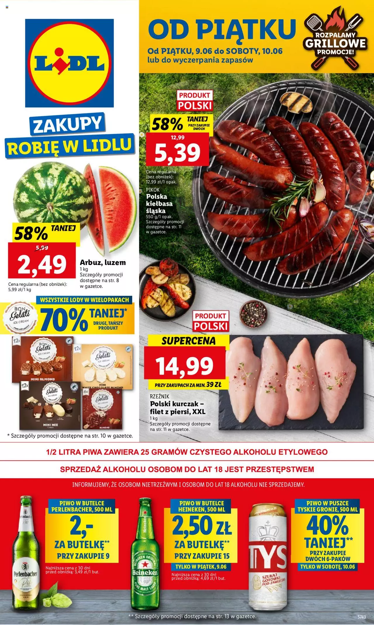LIDL gazetka ważna od 09.06.2023 do  10.06.2023 strona 1