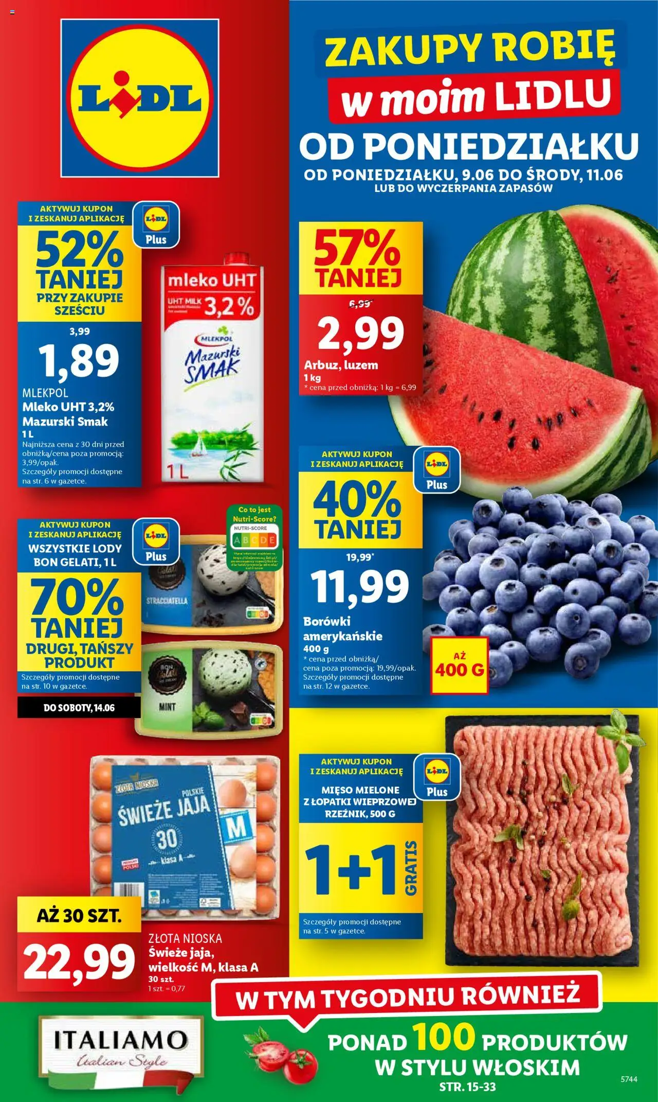 LIDL gazetka ważna od 09.06.2025 do 11.06.2025 strona 1