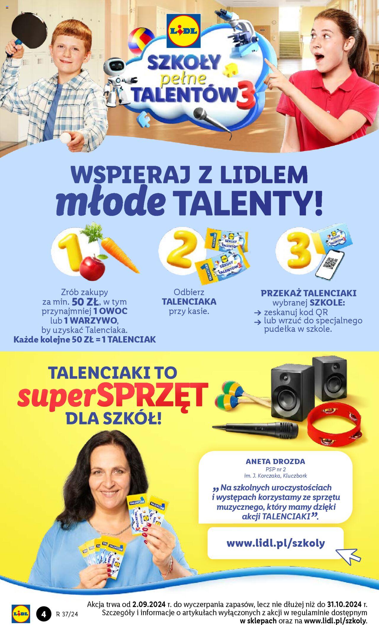 LIDL gazetka ważna od 09.09.2024 do 11.09.2024 strona 4