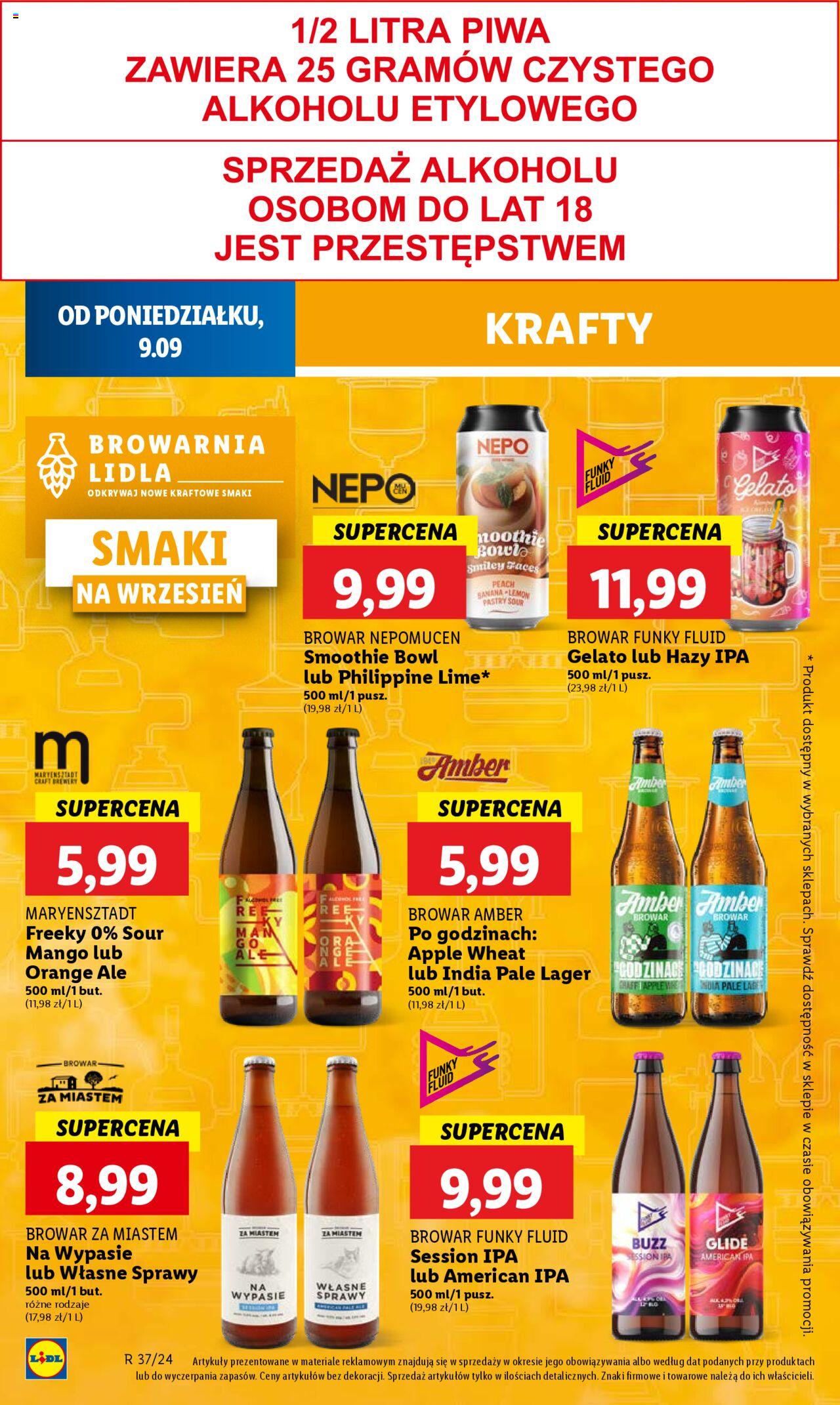 LIDL gazetka ważna od 09.09.2024 do 11.09.2024 strona 39