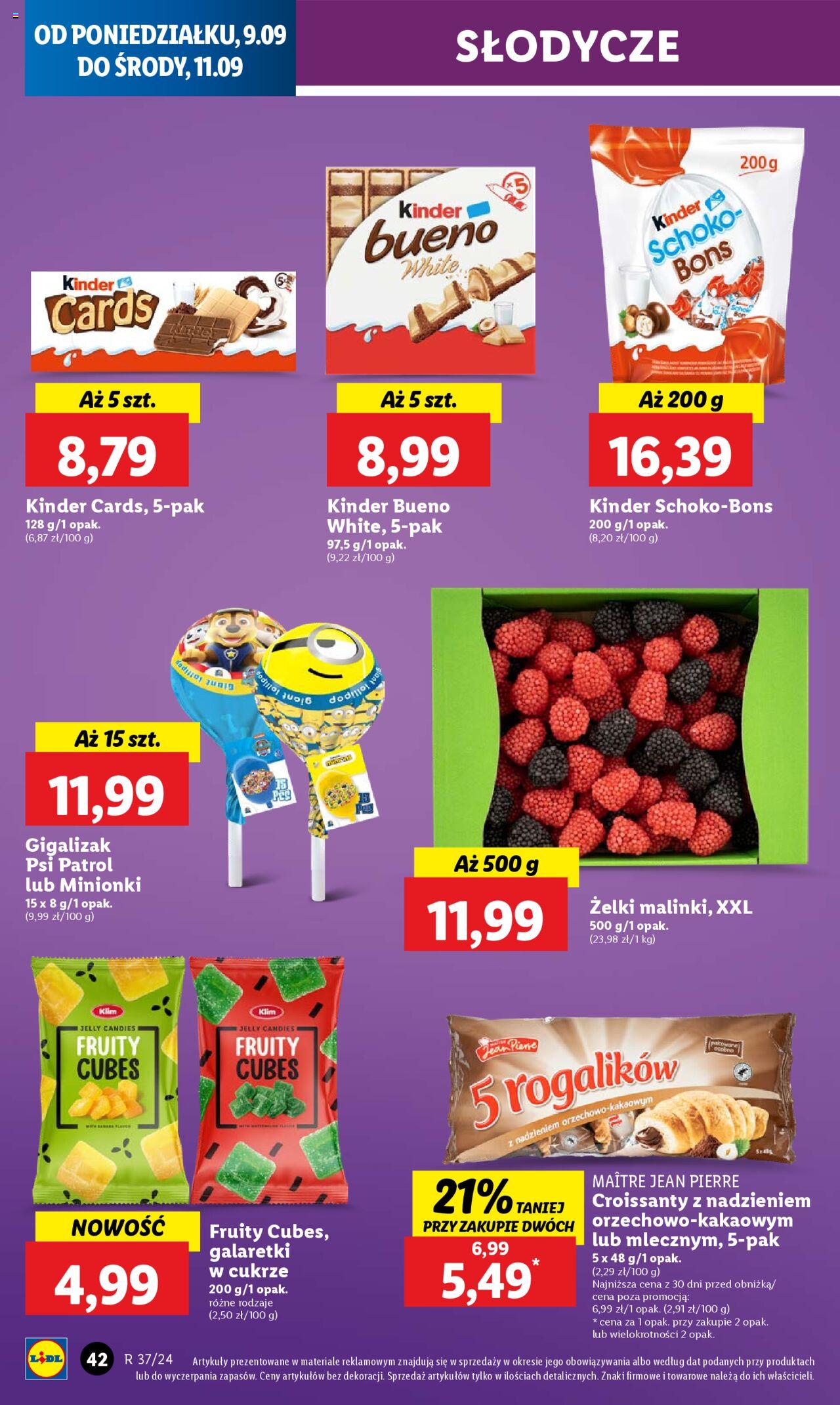 LIDL gazetka ważna od 09.09.2024 do 11.09.2024 strona 40