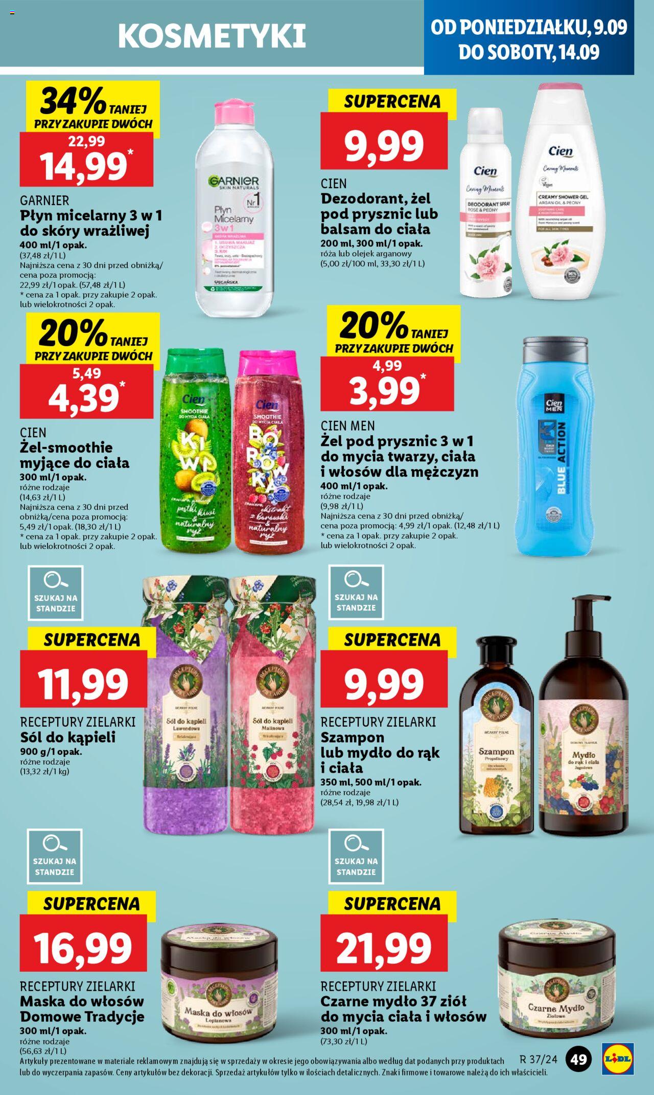 LIDL gazetka ważna od 09.09.2024 do 11.09.2024 strona 47