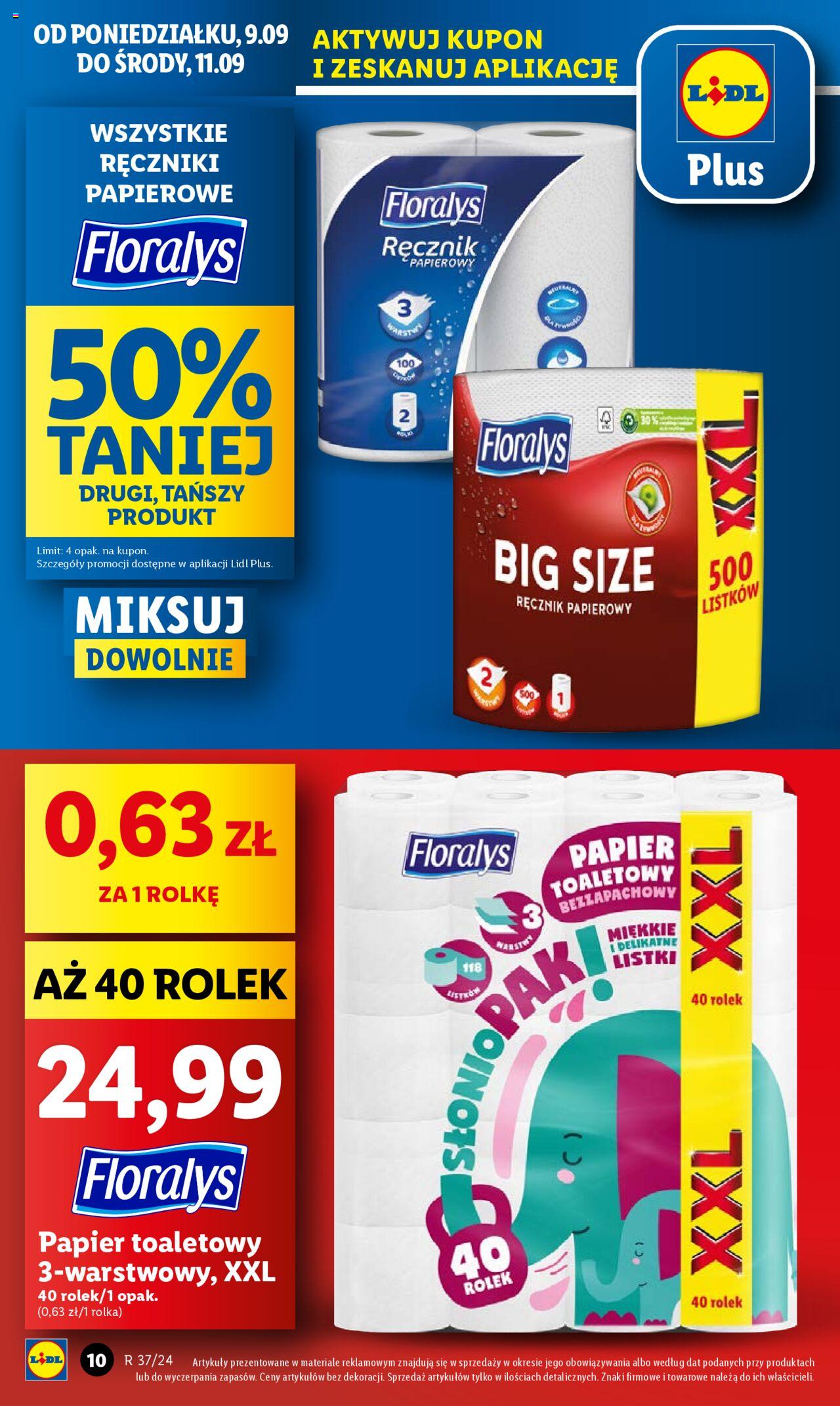 LIDL gazetka ważna od 09.09.2024 do 11.09.2024 strona 10