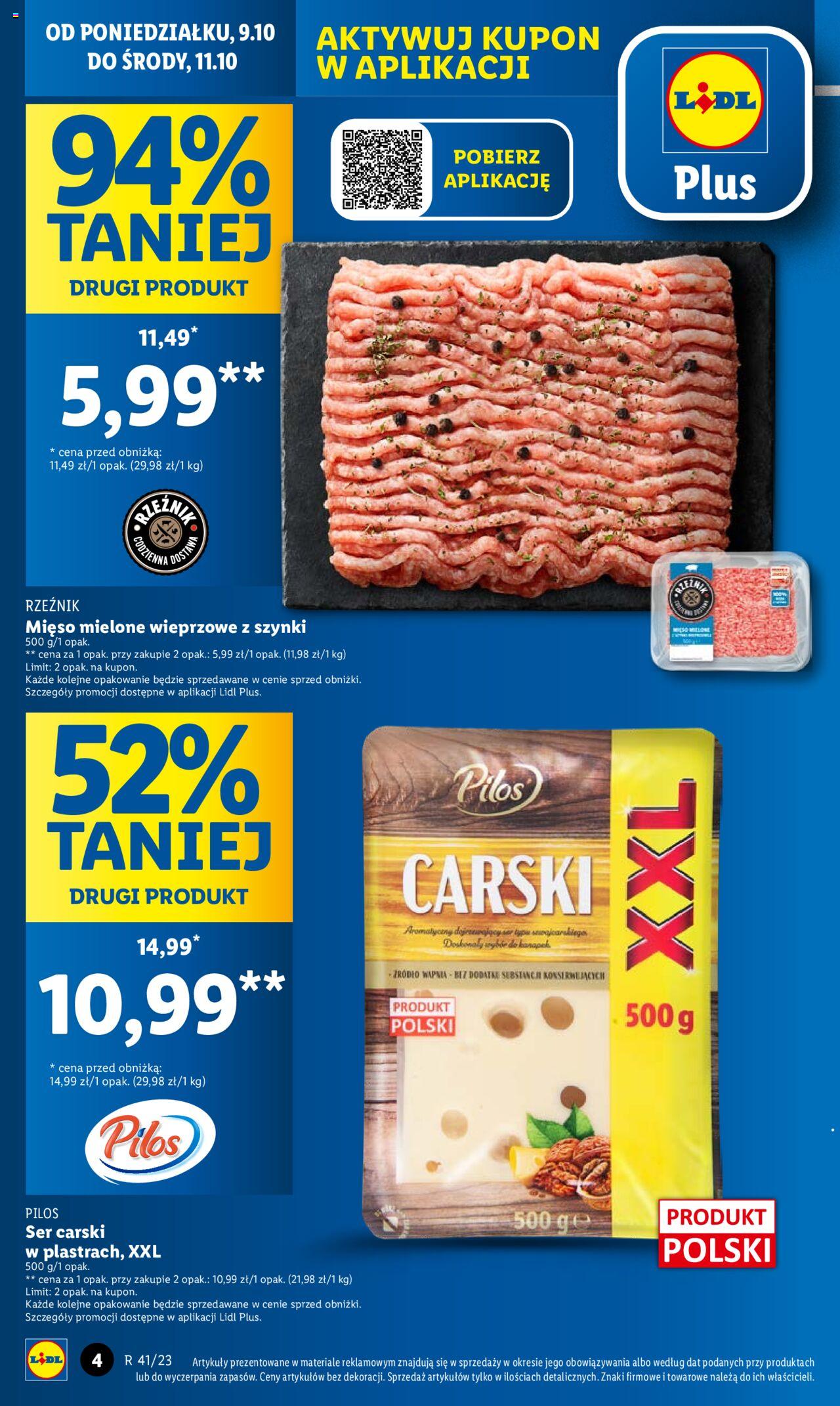LIDL gazetka ważna od 09.10.2023 do 11.10.2023 strona 4