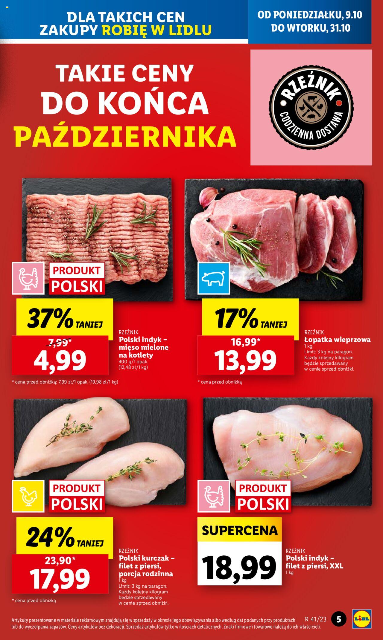 LIDL gazetka ważna od 09.10.2023 do 11.10.2023 strona 5