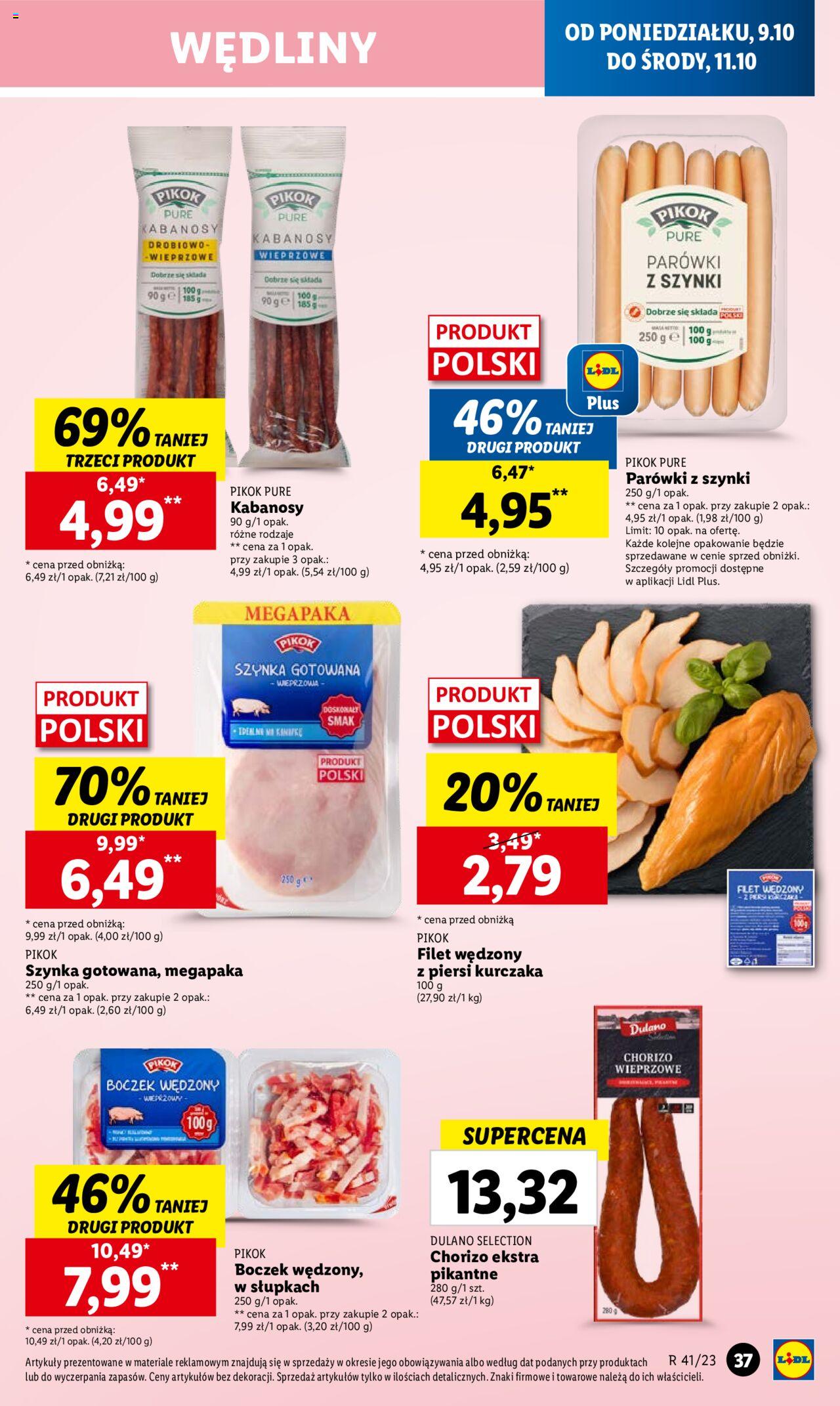 LIDL gazetka ważna od 09.10.2023 do 11.10.2023 strona 41