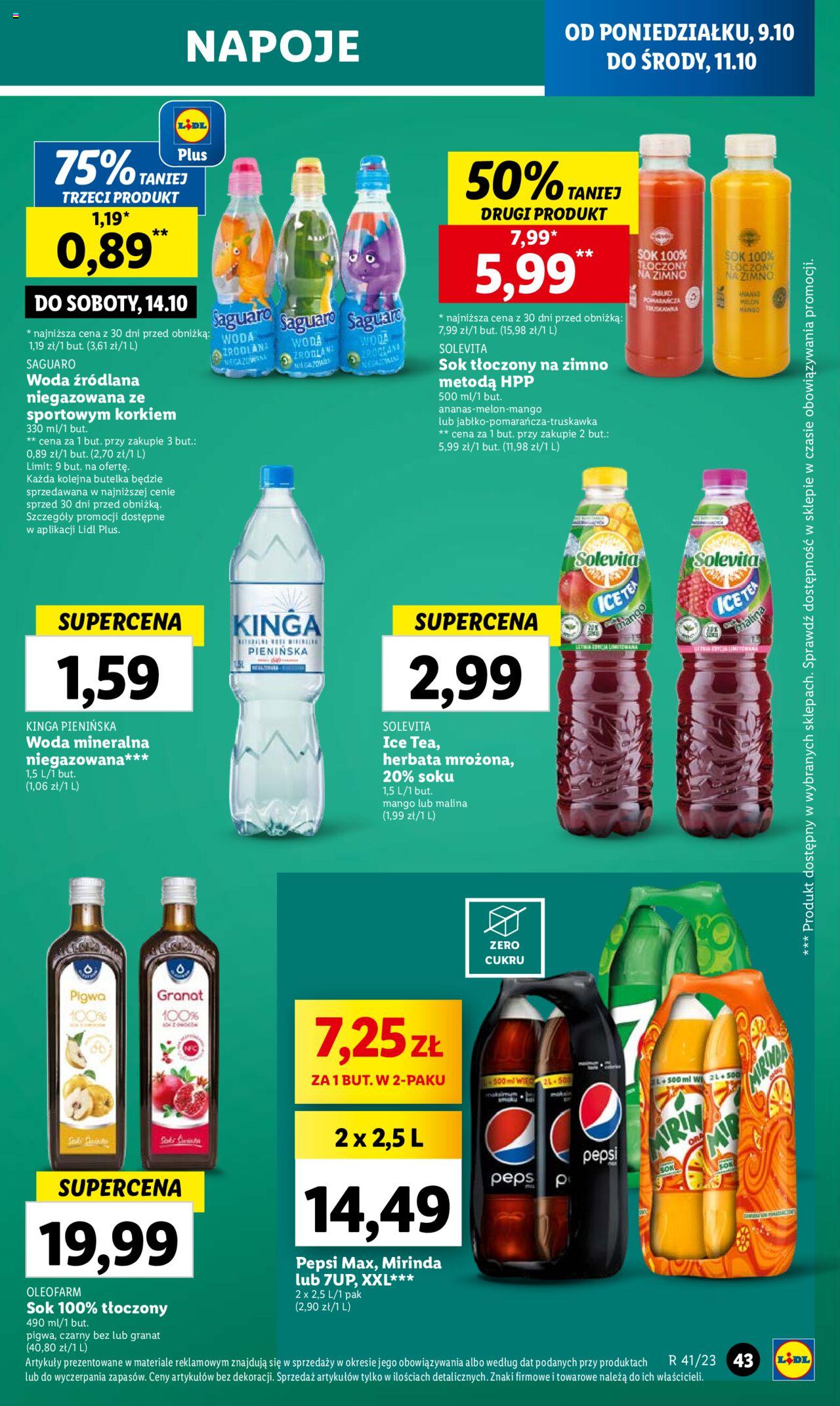 LIDL gazetka ważna od 09.10.2023 do 11.10.2023 strona 47