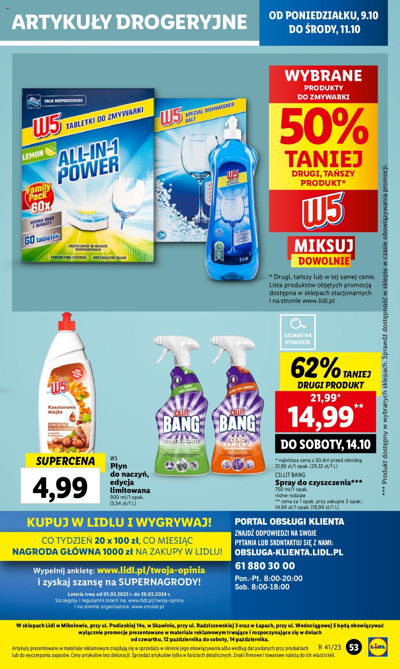 LIDL gazetka ważna od 09.10.2023 do 11.10.2023 strona 57