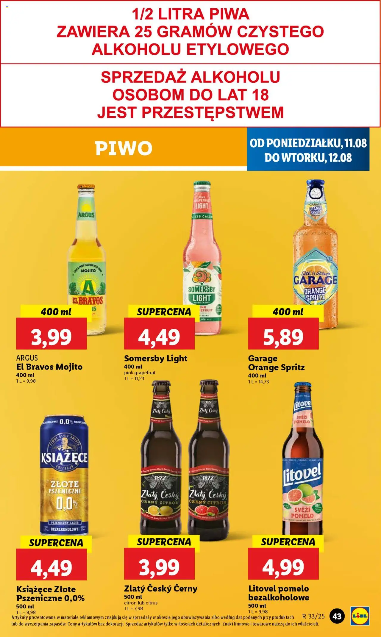 LIDL gazetka ważna od 11.08.2025 do 12.08.2025 strona 47