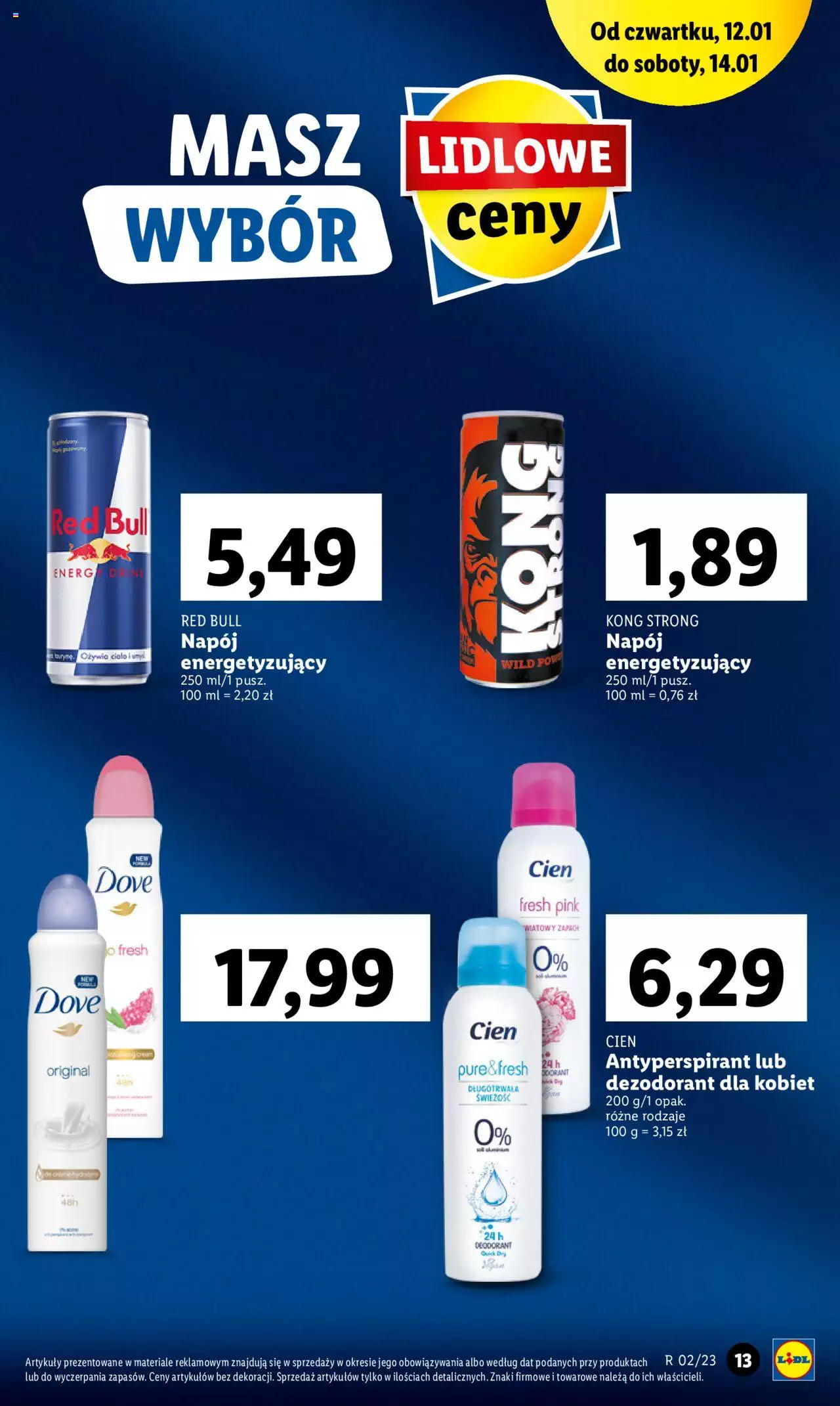 Lidl gazetka ważna od 12.01.2023 do 14.01.2023 strona 13