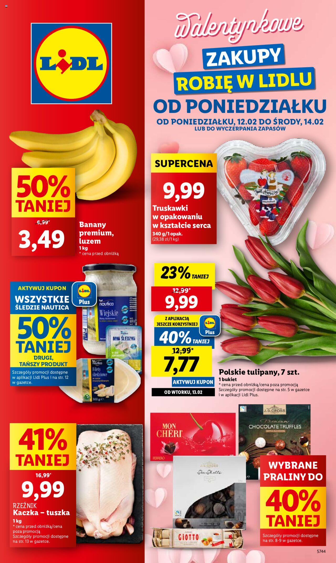 LIDL gazetka ważna od 12.02.2024 do 14.02.2024 strona 1