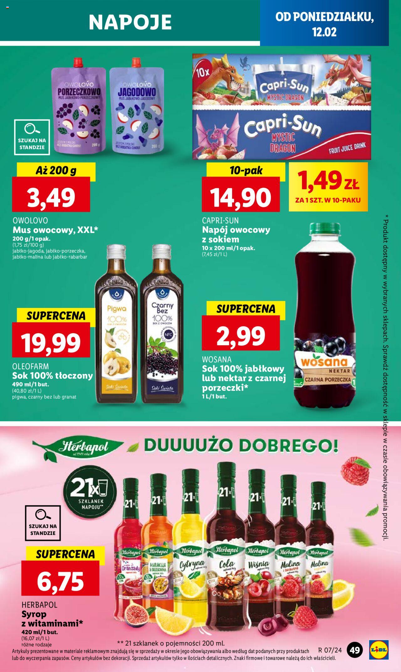 LIDL gazetka ważna od 12.02.2024 do 14.02.2024 strona 49