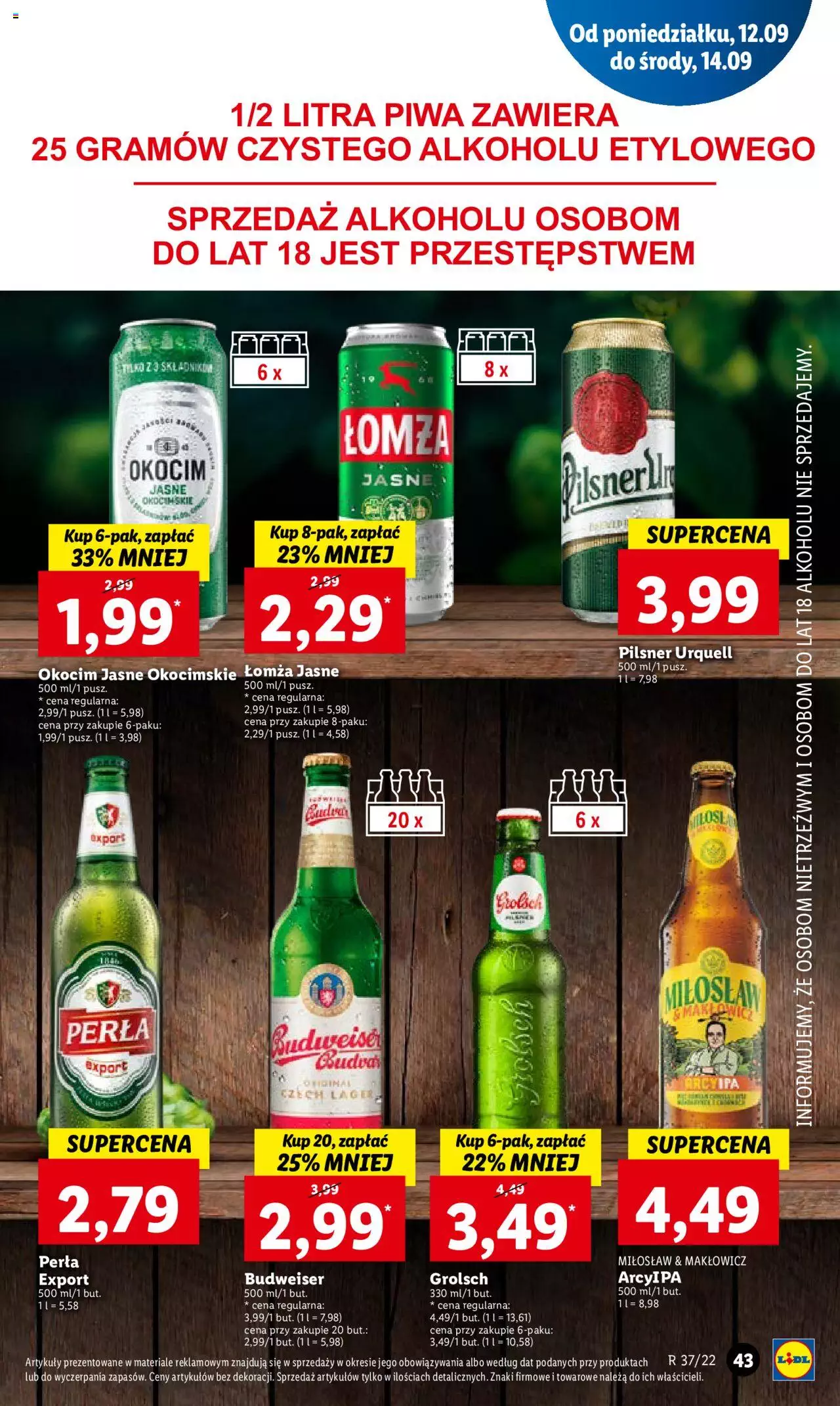 Lidl gazetka ważna od 12.09.2022 do 14.09.2022 strona 45