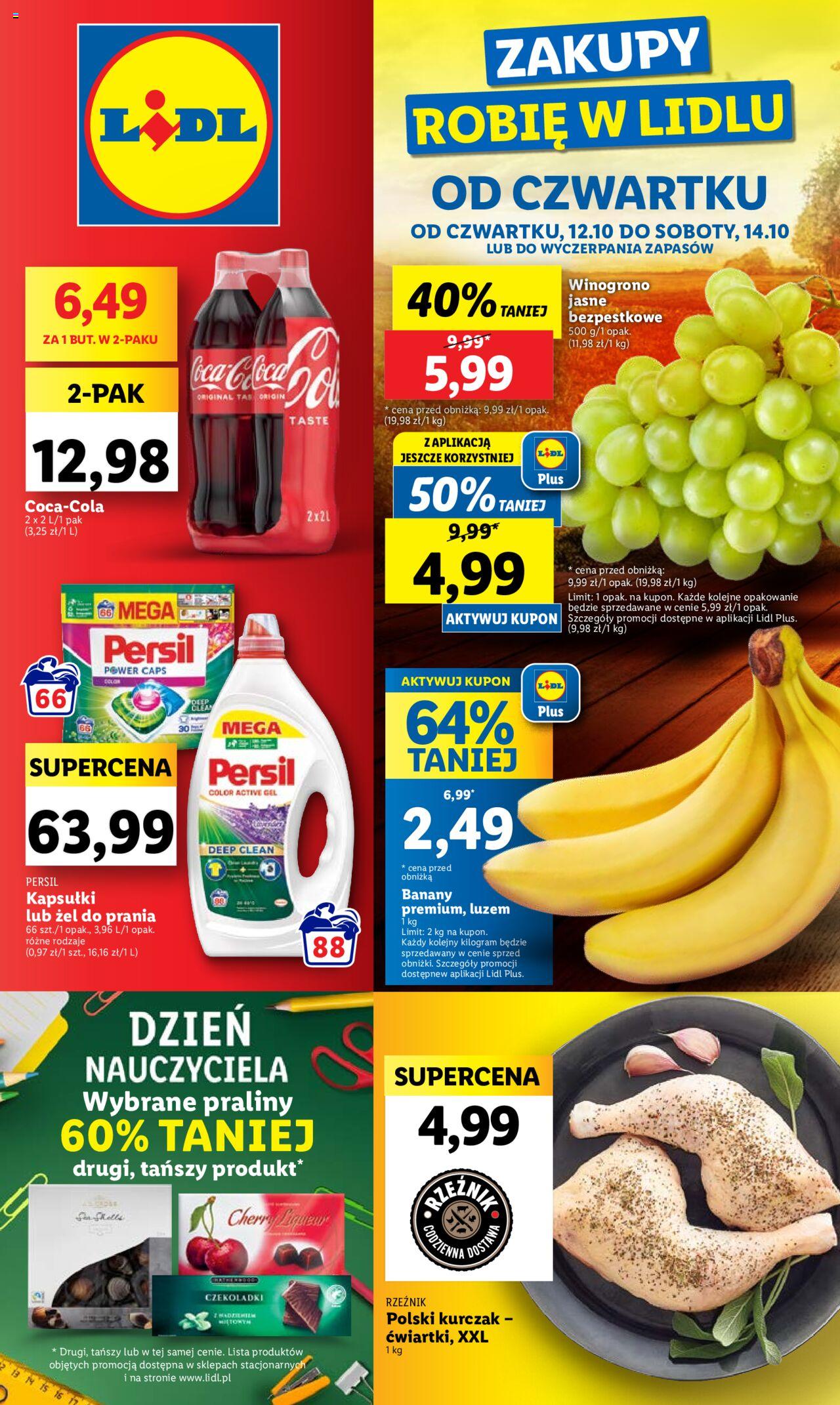 LIDL gazetka ważna od 12.10.2023 do  14.10.2023 strona 1
