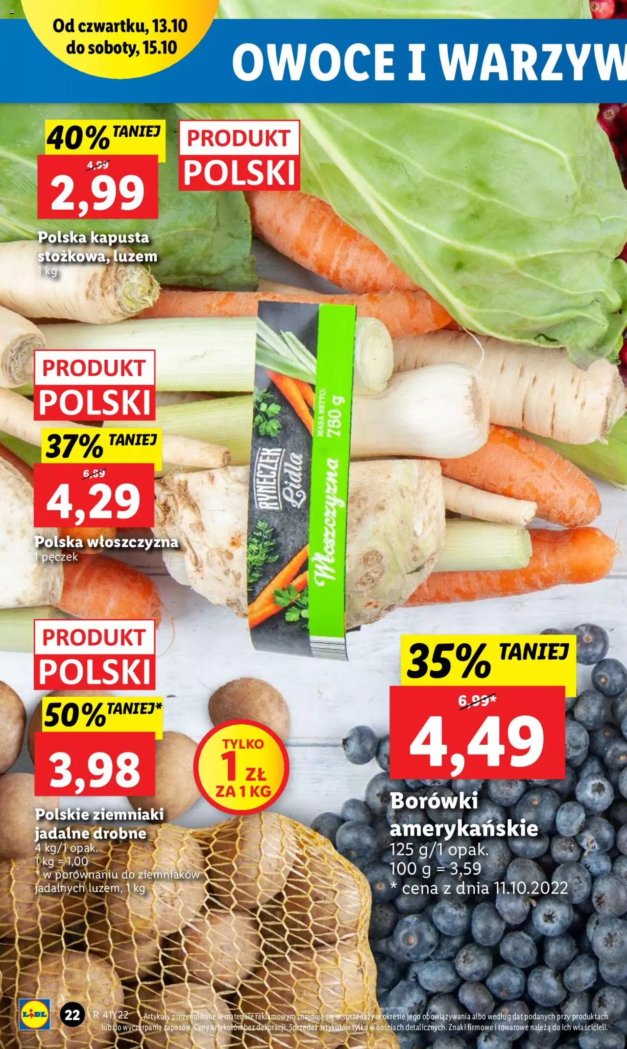 Lidl gazetka ważna od 13.10.2022 do 15.10.2022 strona 22