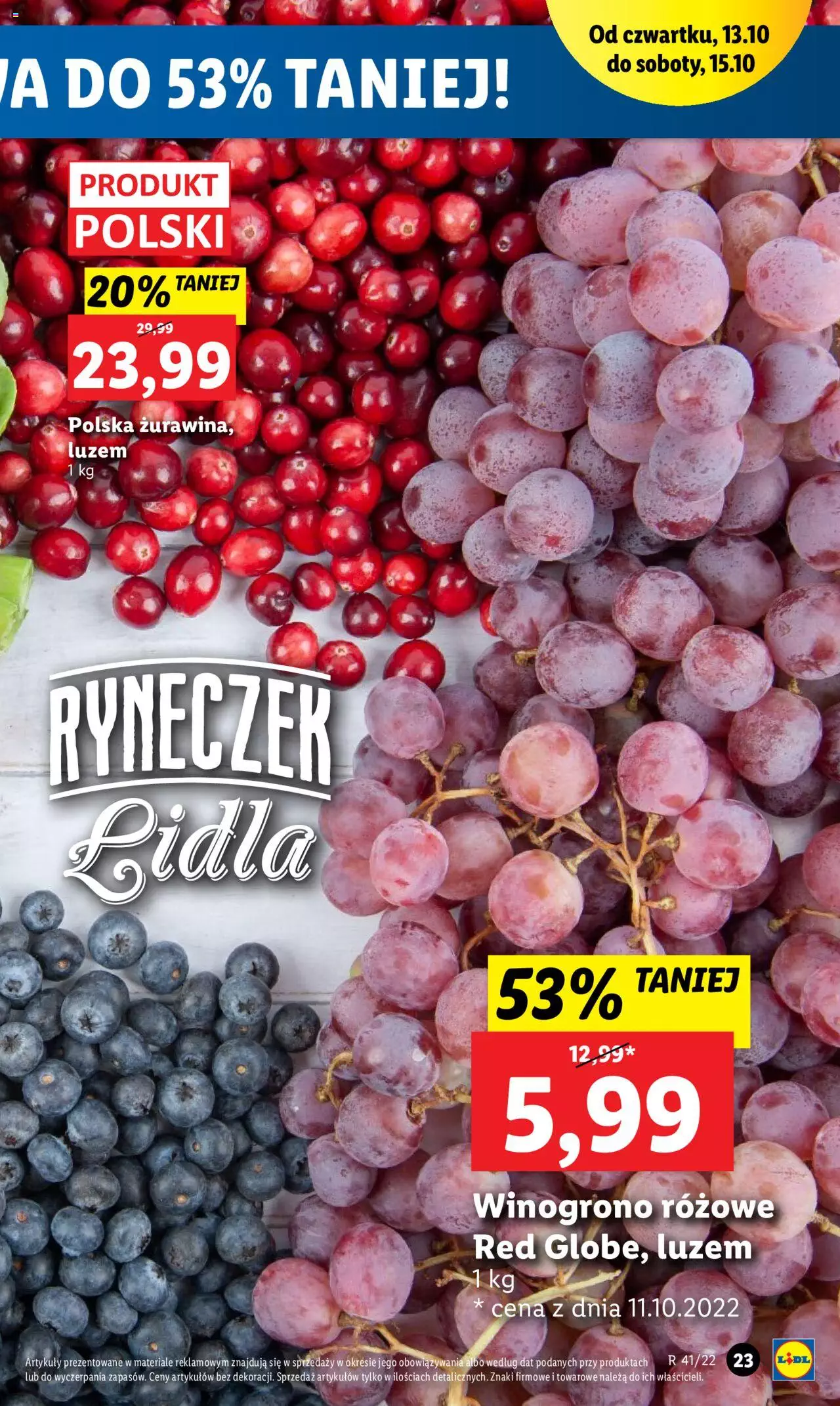 Lidl gazetka ważna od 13.10.2022 do 15.10.2022 strona 23