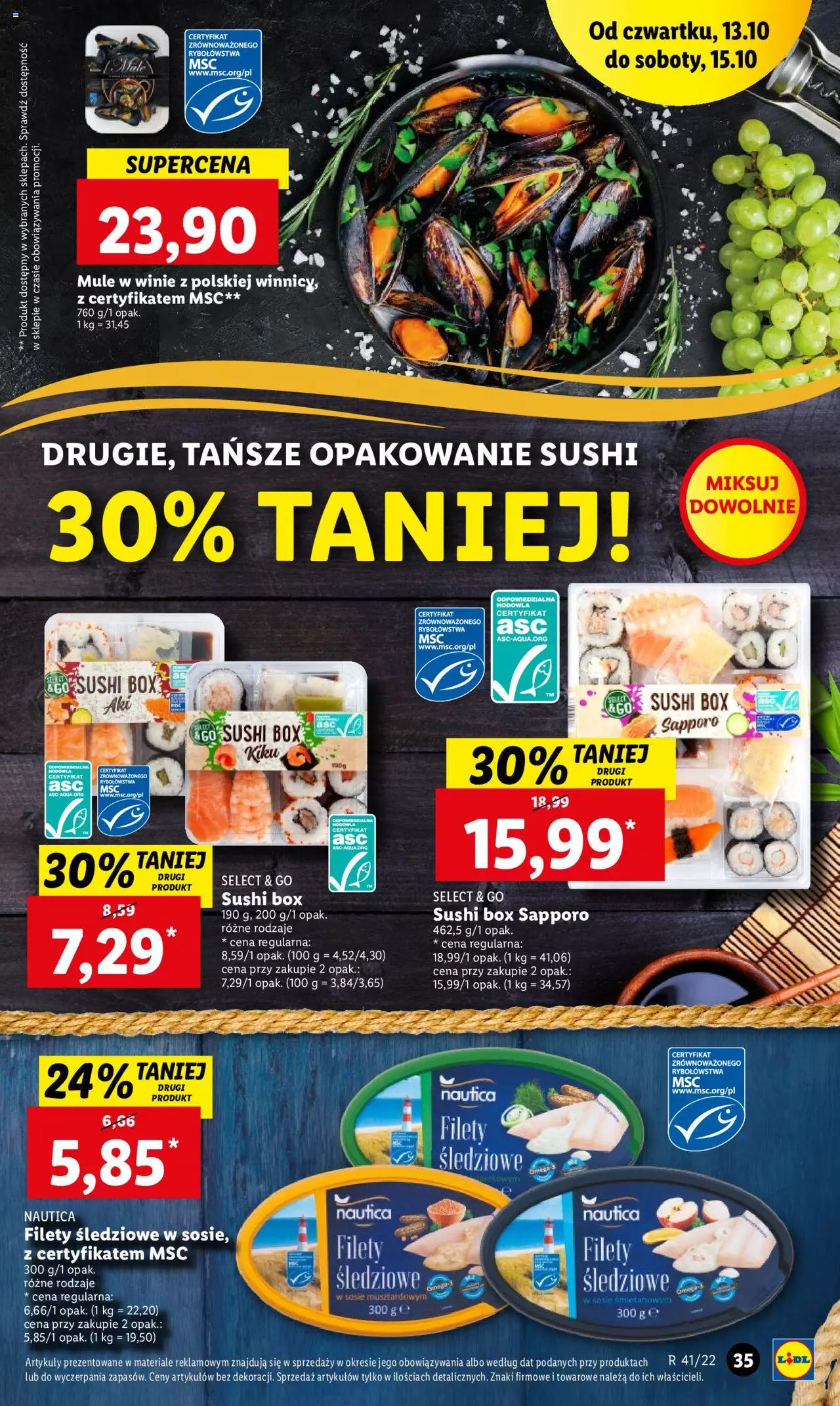Lidl gazetka ważna od 13.10.2022 do 15.10.2022 strona 35