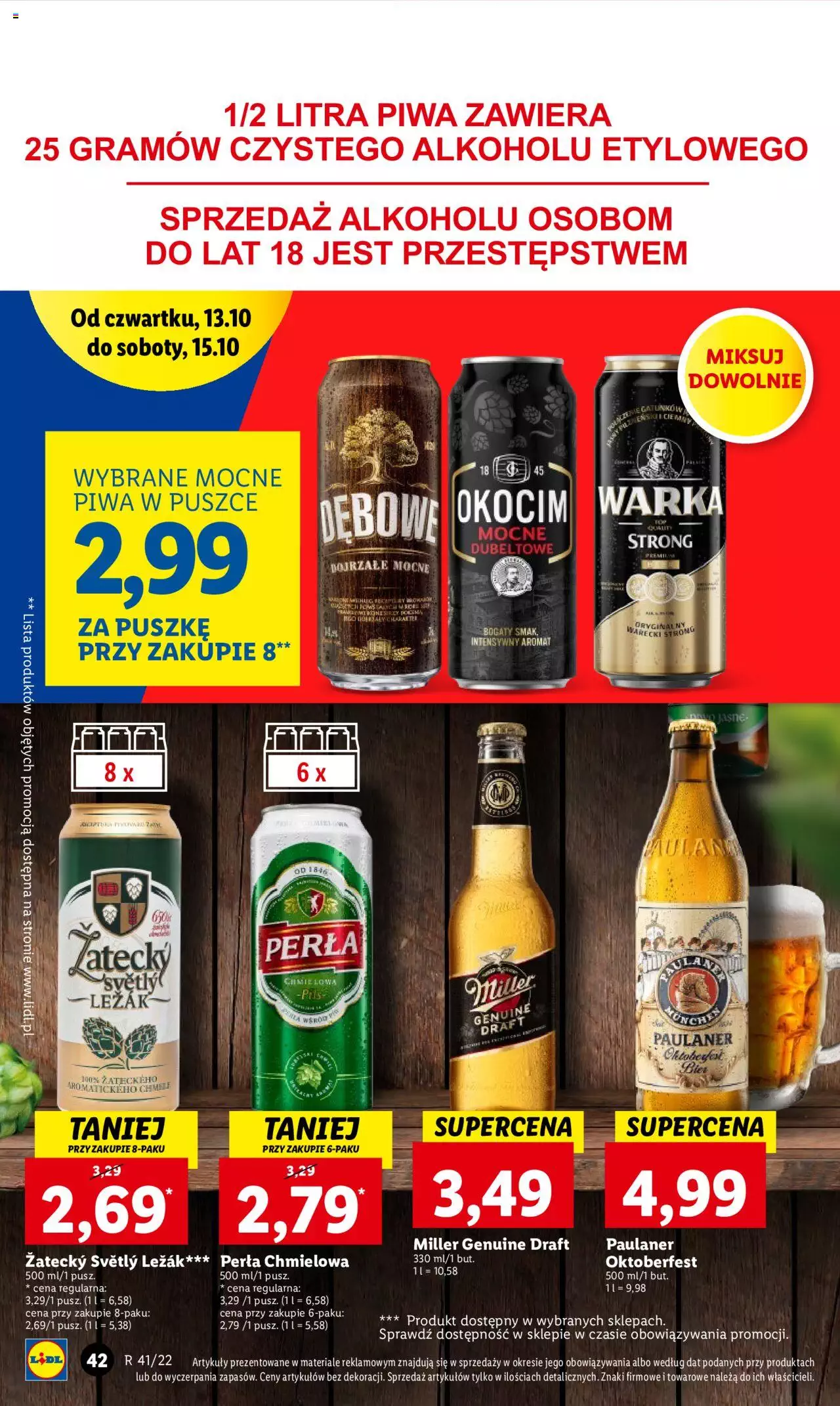 Lidl gazetka ważna od 13.10.2022 do 15.10.2022 strona 42