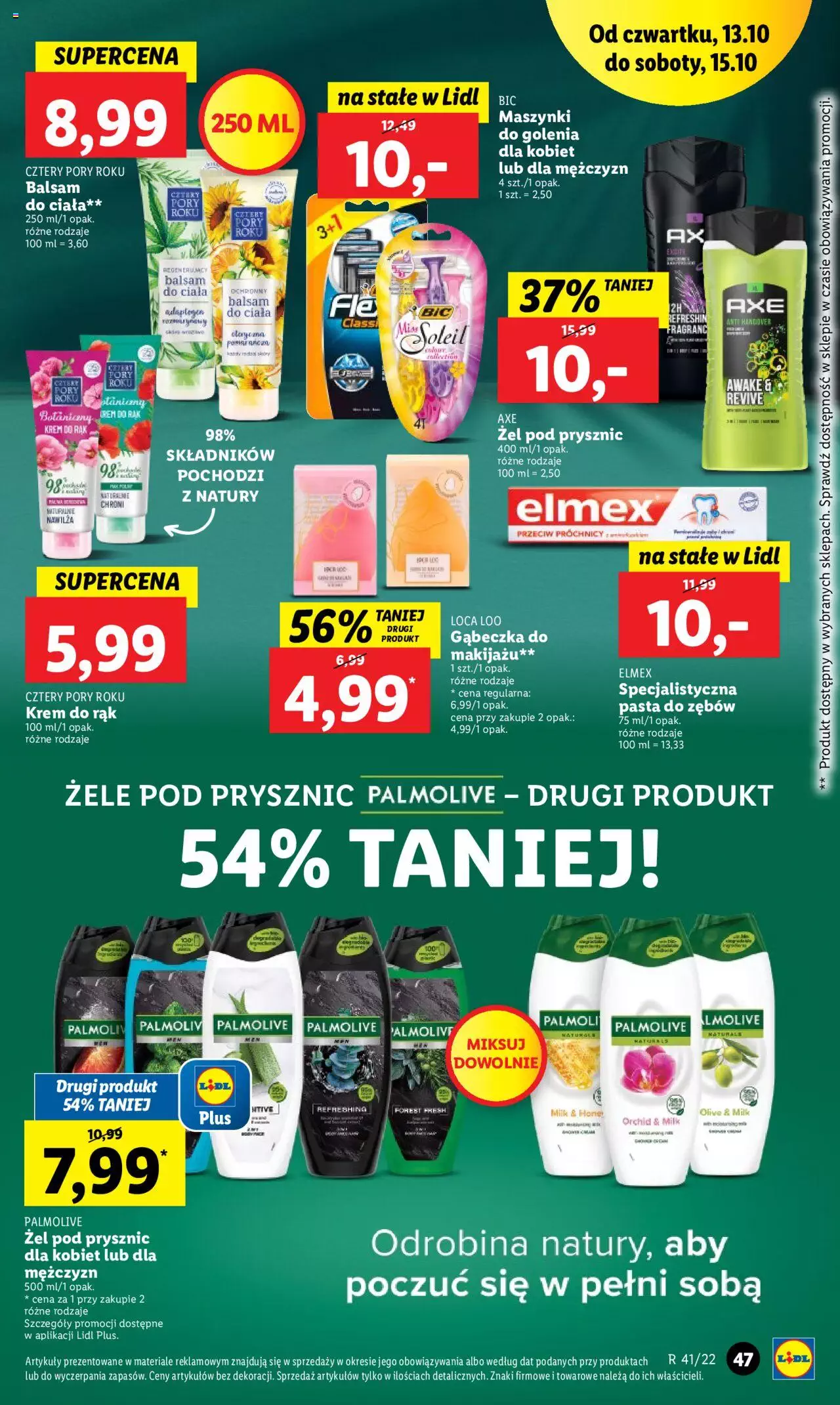 Lidl gazetka ważna od 13.10.2022 do 15.10.2022 strona 47