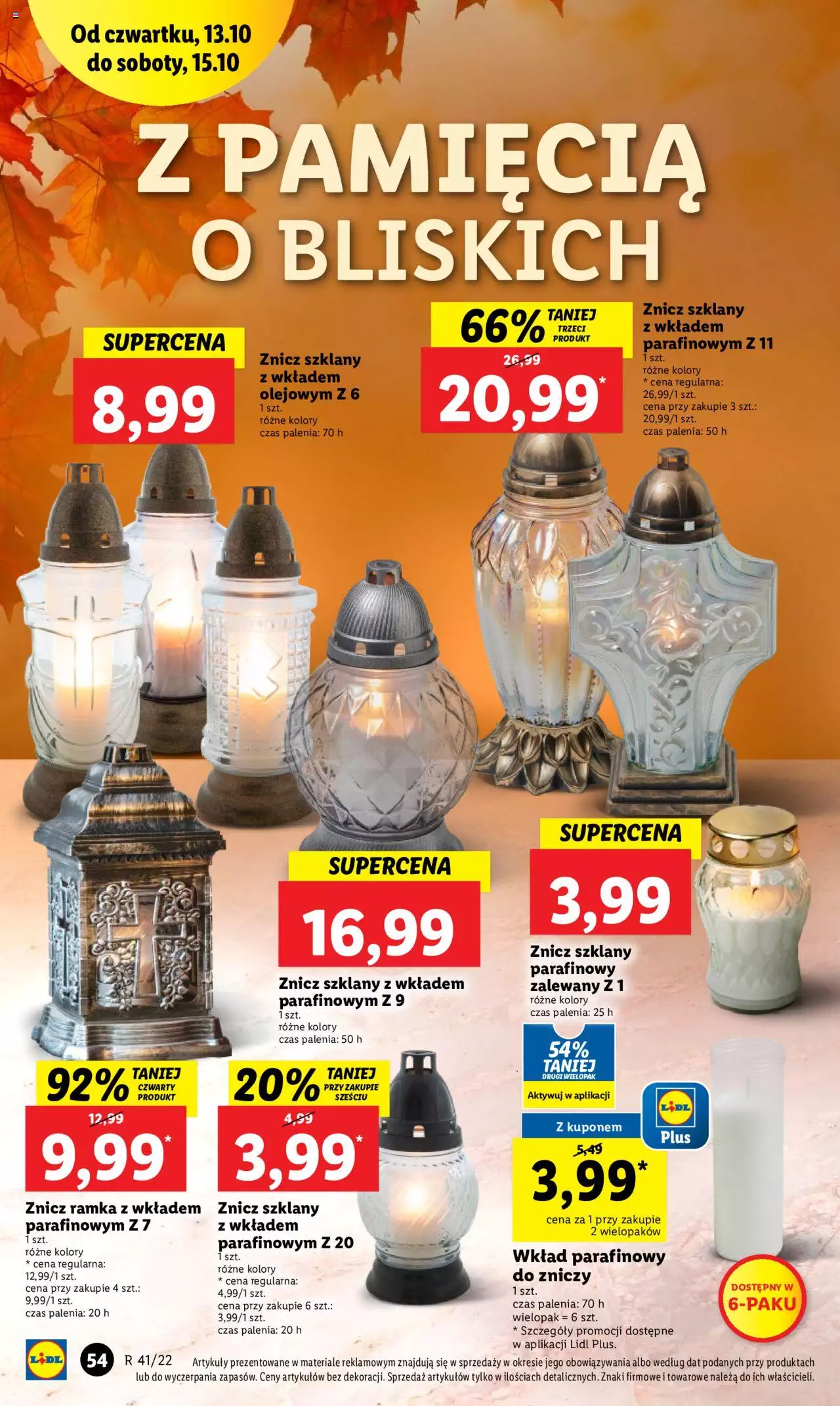 Lidl gazetka ważna od 13.10.2022 do 15.10.2022 strona 54
