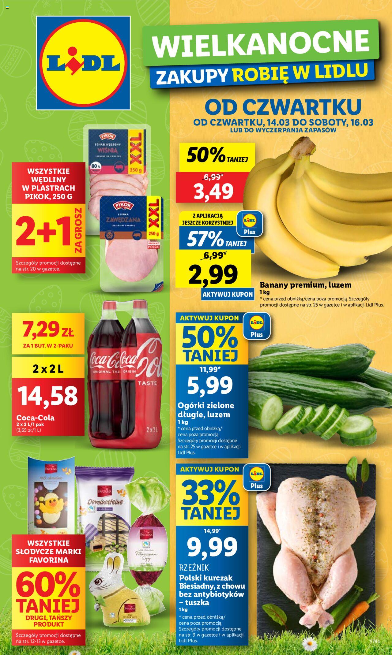 LIDL gazetka ważna od 14.03.2024 do 16.03.2024 strona 1