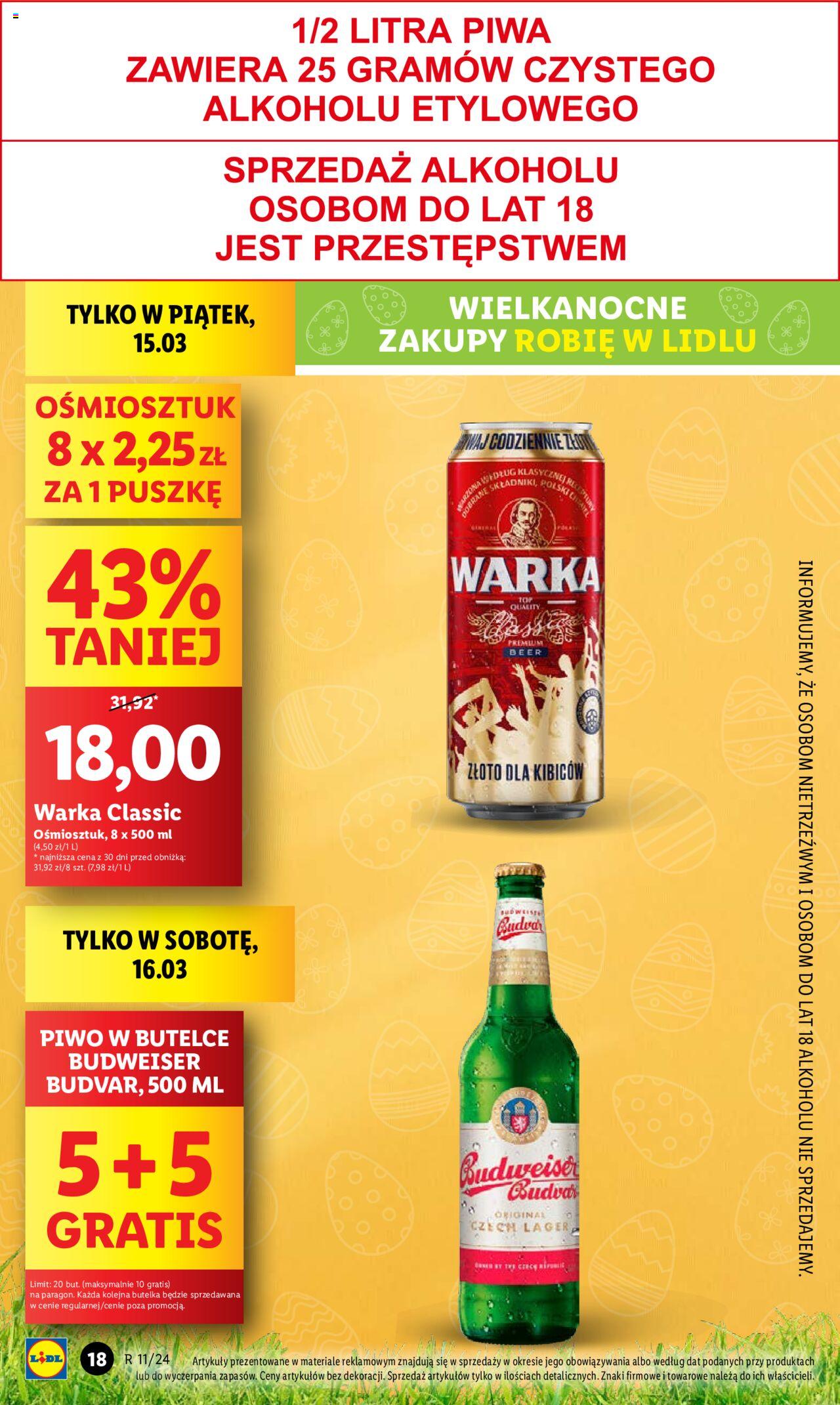 LIDL gazetka ważna od 14.03.2024 do 16.03.2024 strona 18