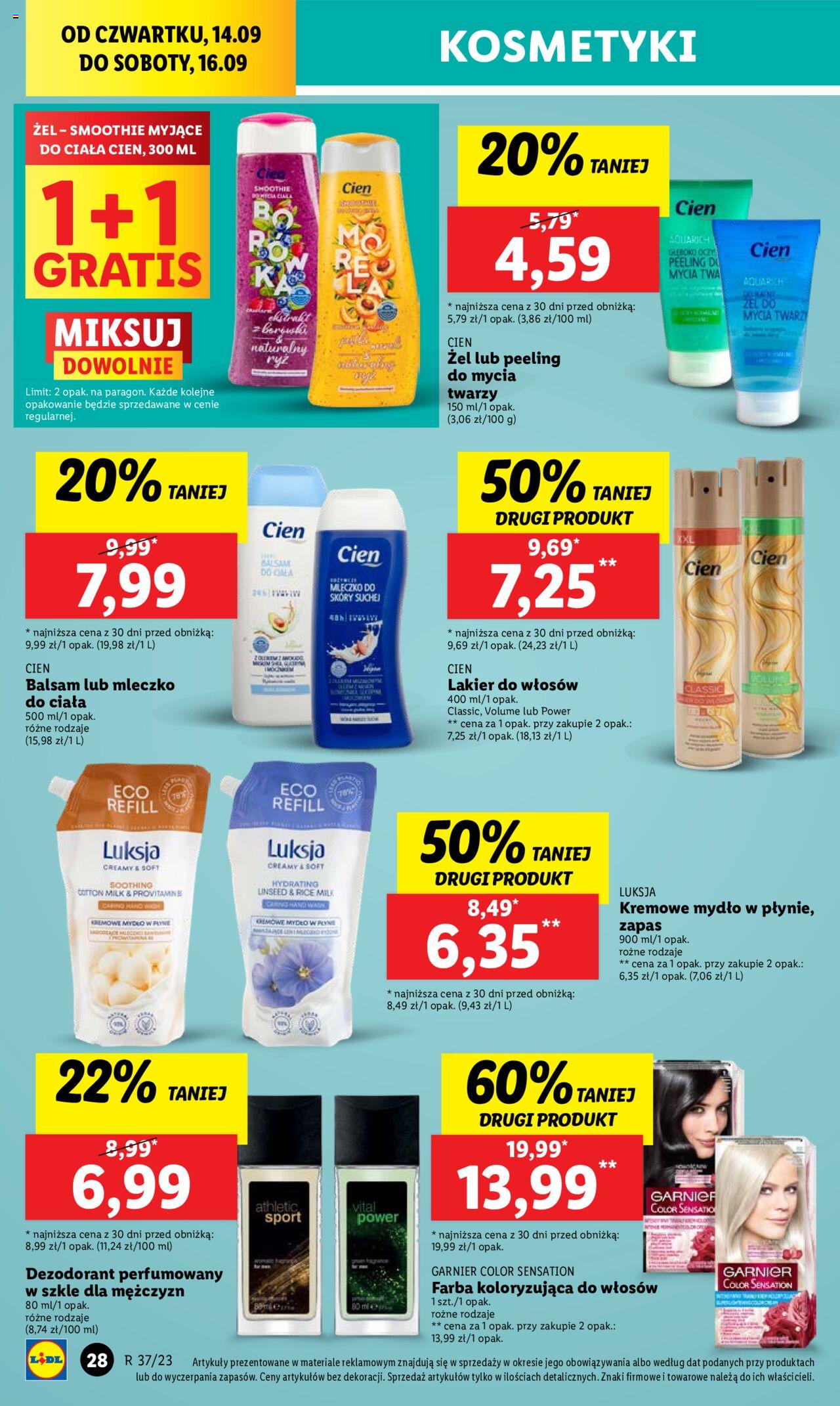LIDL gazetka ważna od 14.09.2023 do 16.09.2023 strona 40