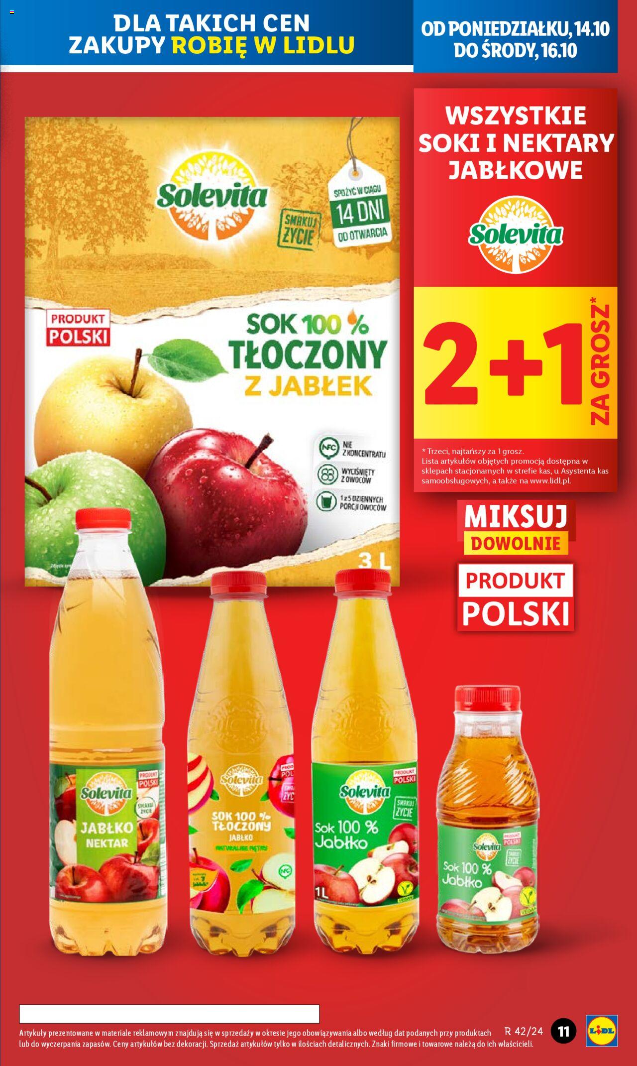 LIDL gazetka ważna od  14.10.2024 do 16.10.2024 strona 11