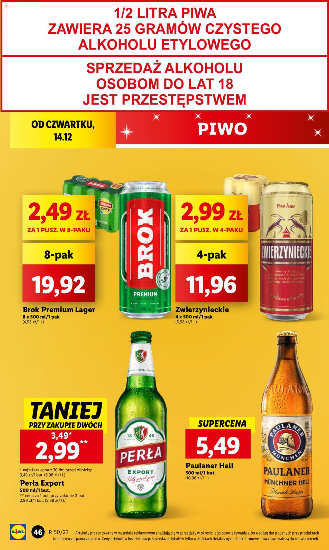 Lidl gazetka ważna od 14.12.2023 do 17.12.2023 strona 50