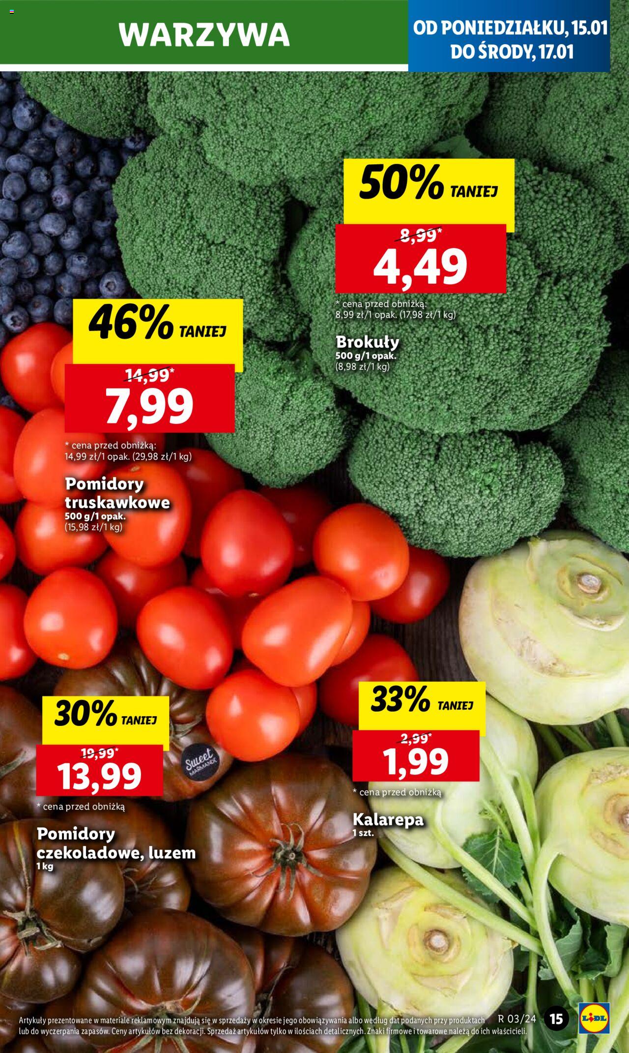 LIDL gazetka ważna od 15.01.2024 do 17.01.2024 strona 15