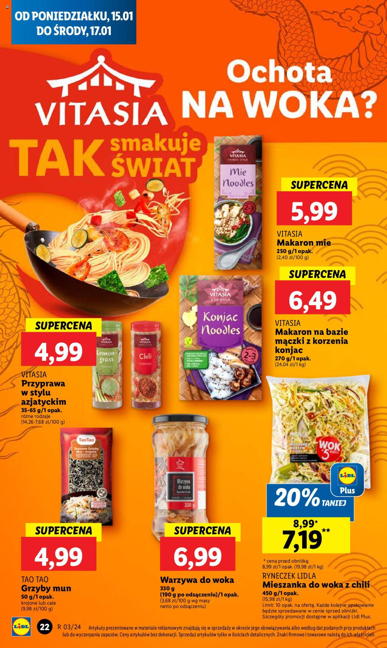 LIDL gazetka ważna od 15.01.2024 do 17.01.2024 strona 22