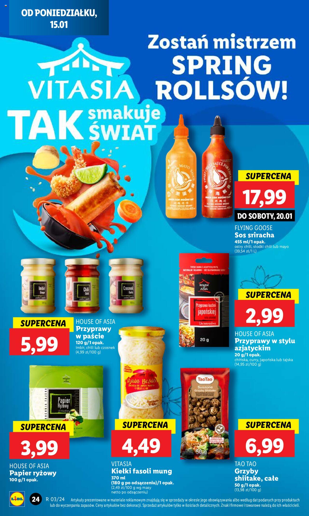 LIDL gazetka ważna od 15.01.2024 do 17.01.2024 strona 24