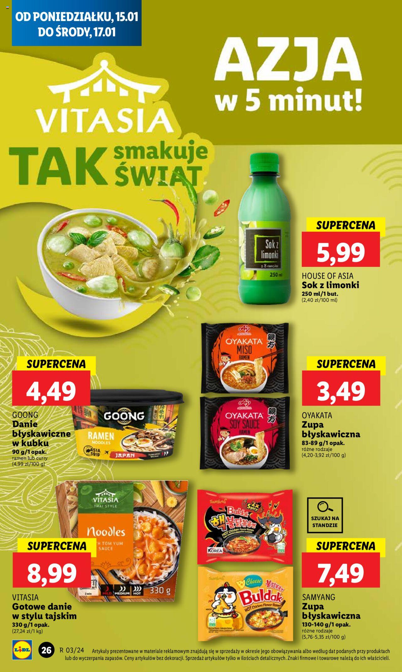 LIDL gazetka ważna od 15.01.2024 do 17.01.2024 strona 26